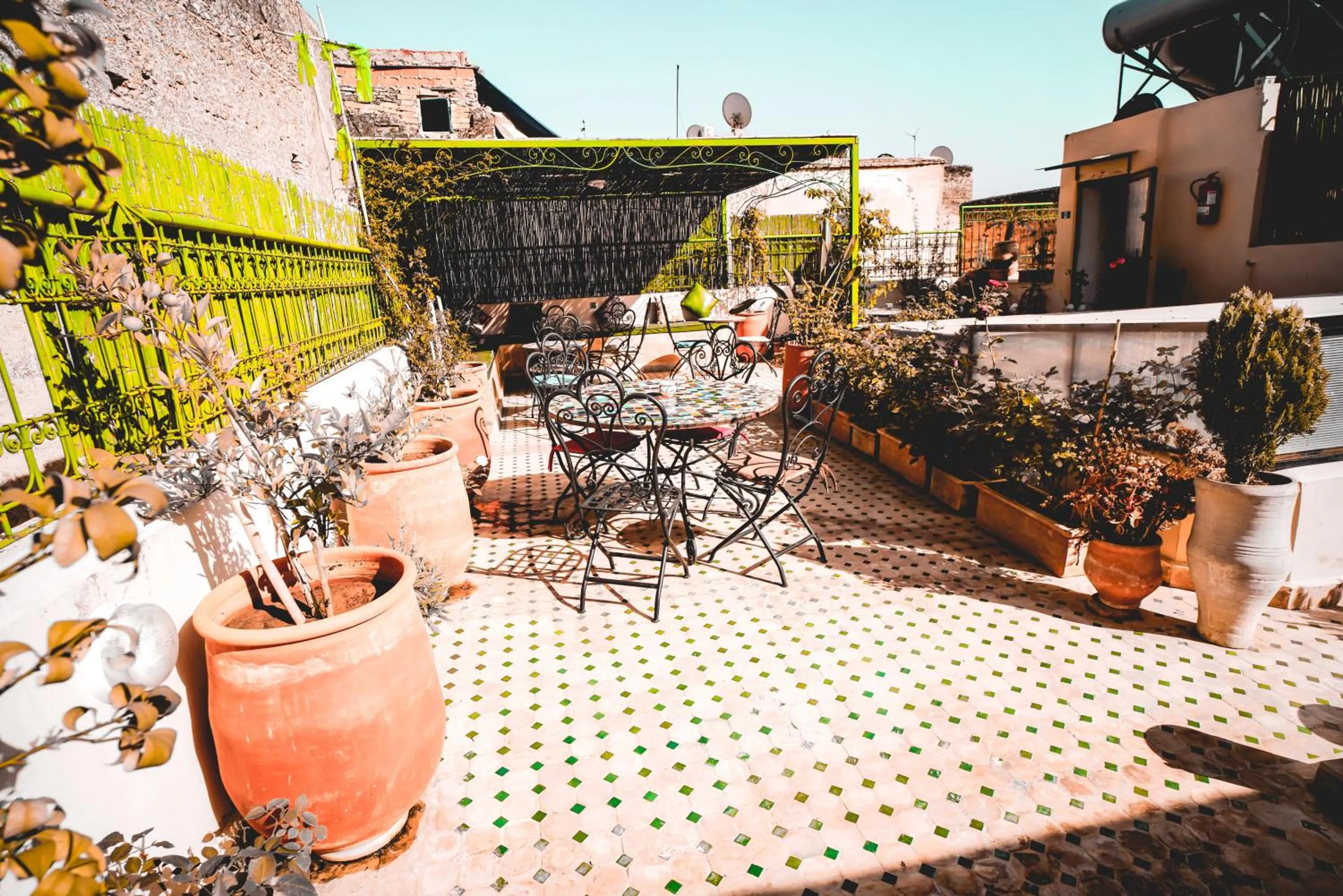 Balcony/Terrace in Riad Rasia