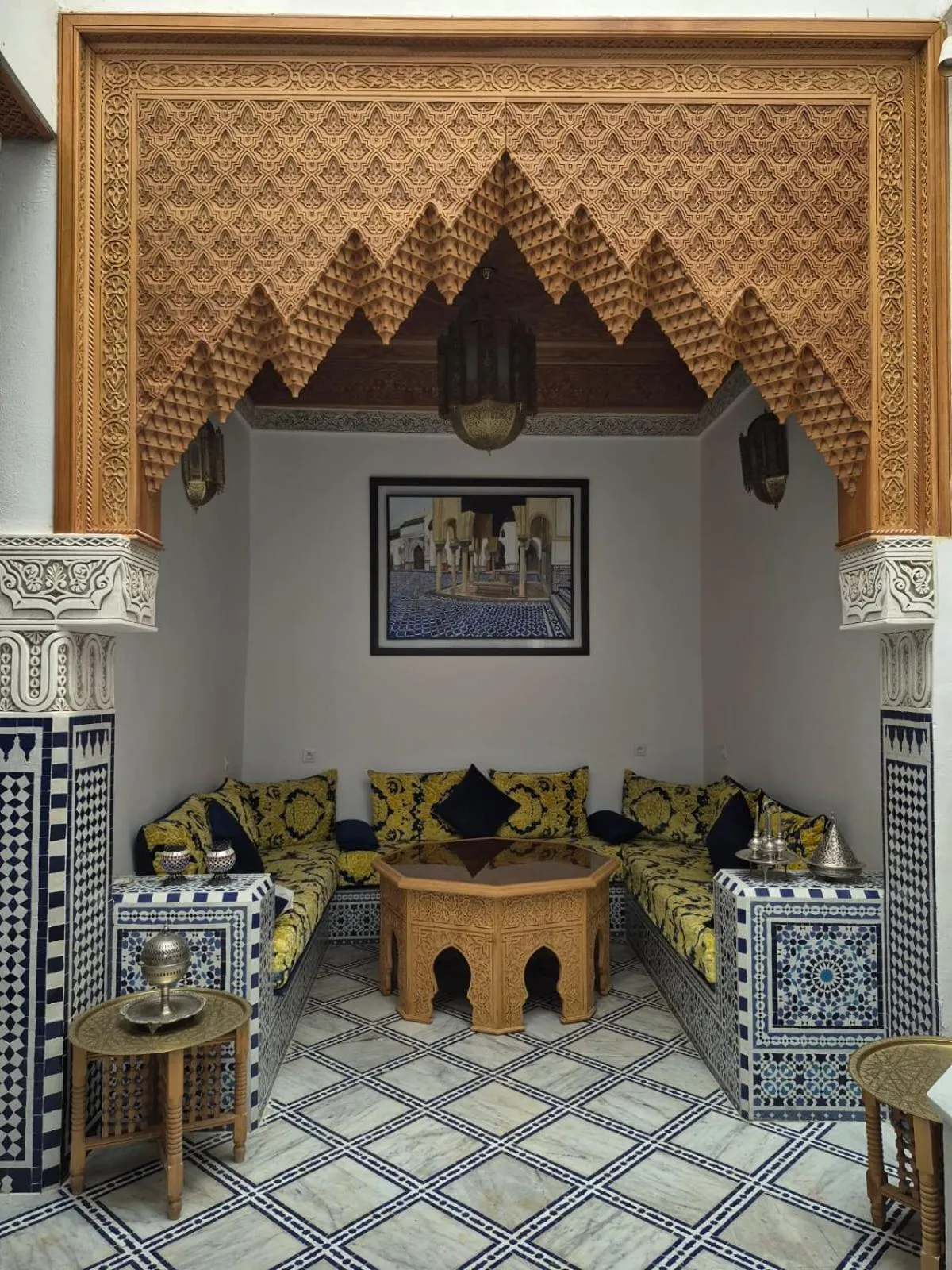 Living room in Riad Rasia