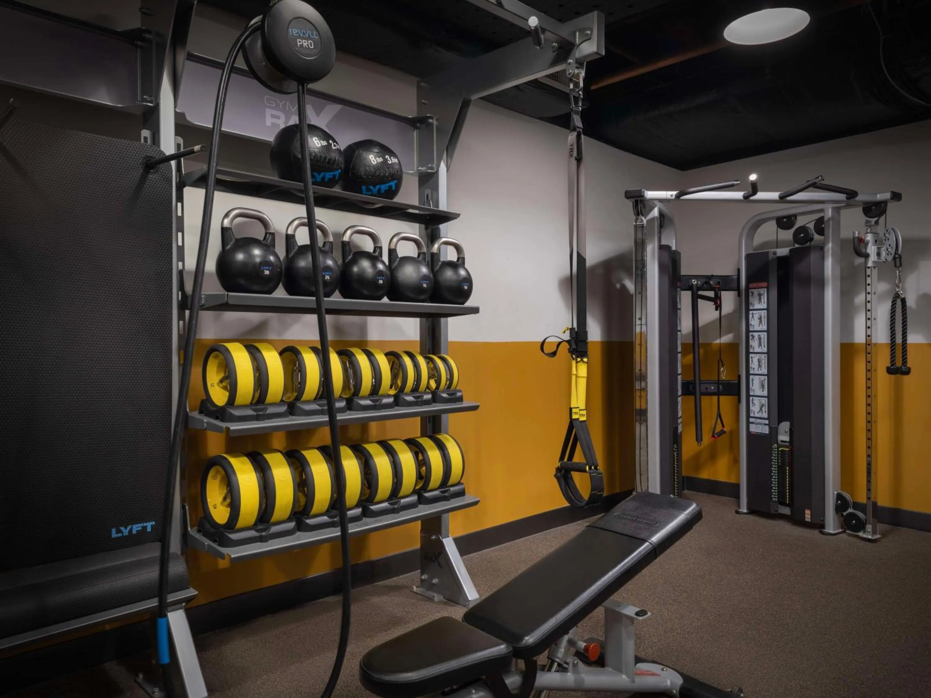 Fitness centre/facilities in Freepoint Hotel Cambridge, Tapestry Collection by Hilton