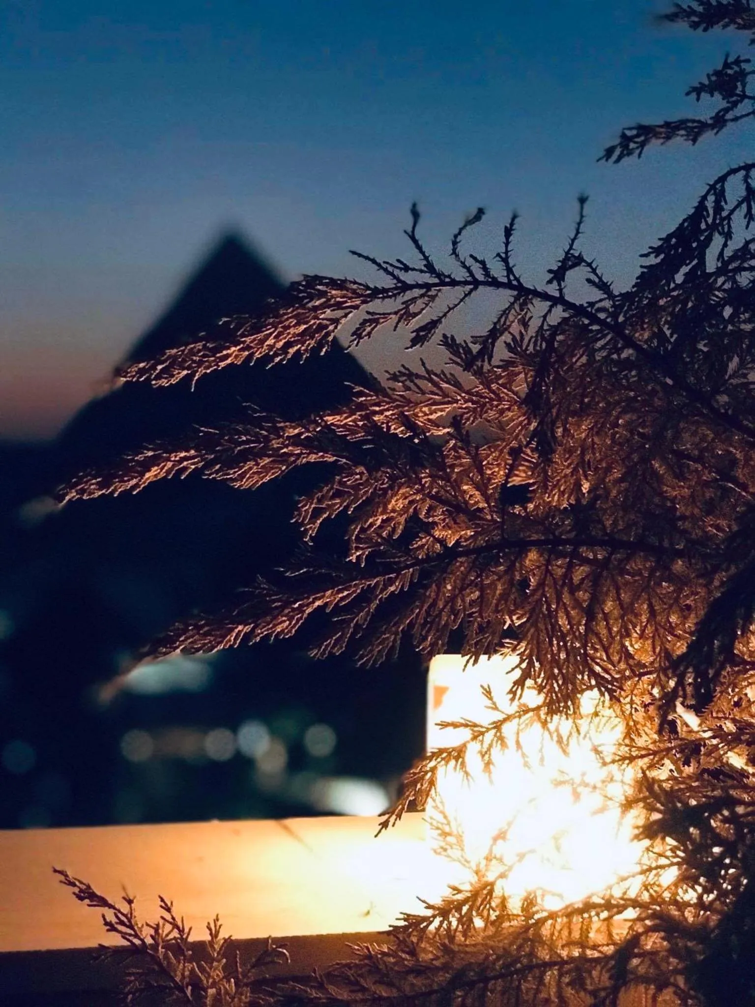 Night in Sahara Pyramids Inn