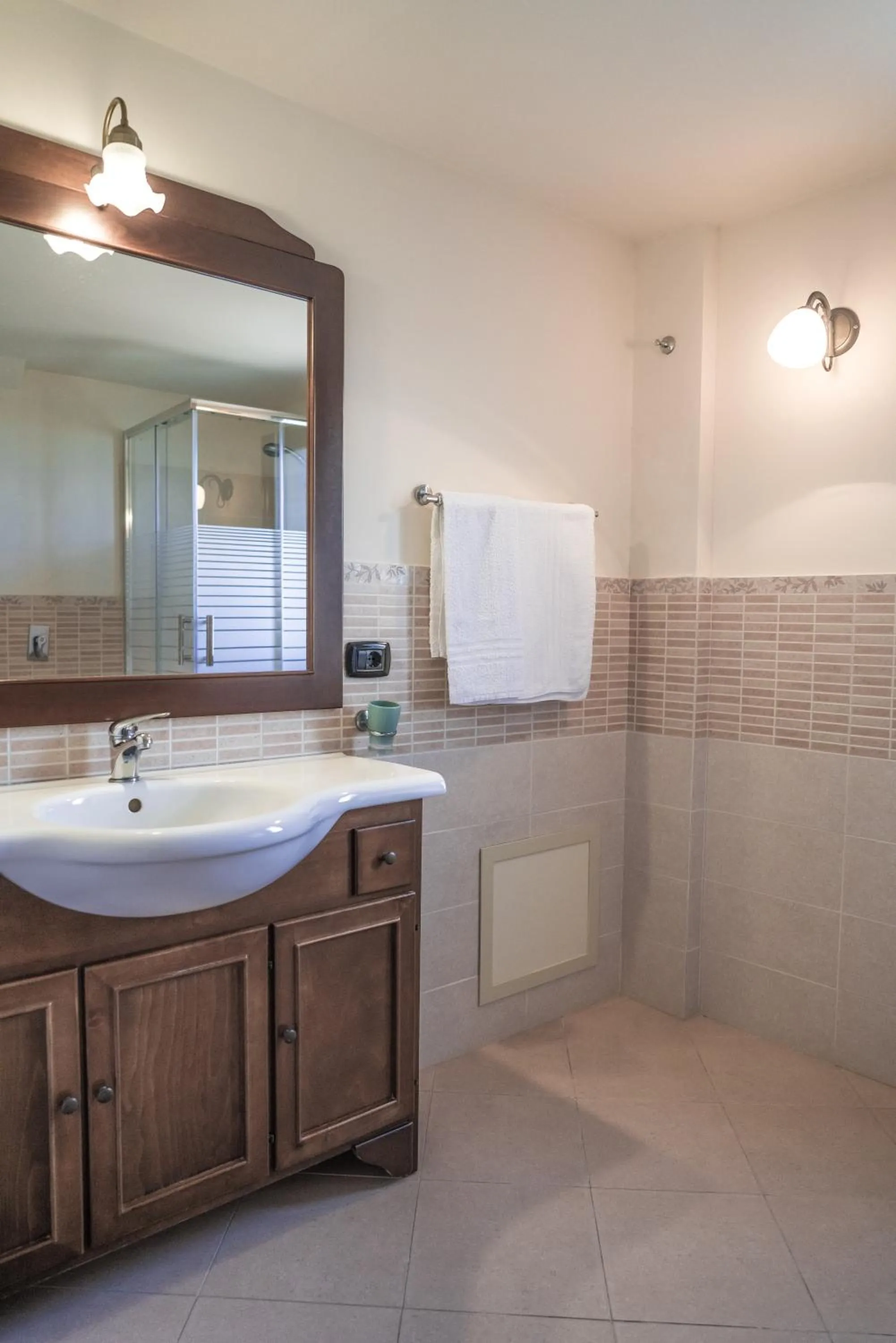 Shower in Casa Piano del Re