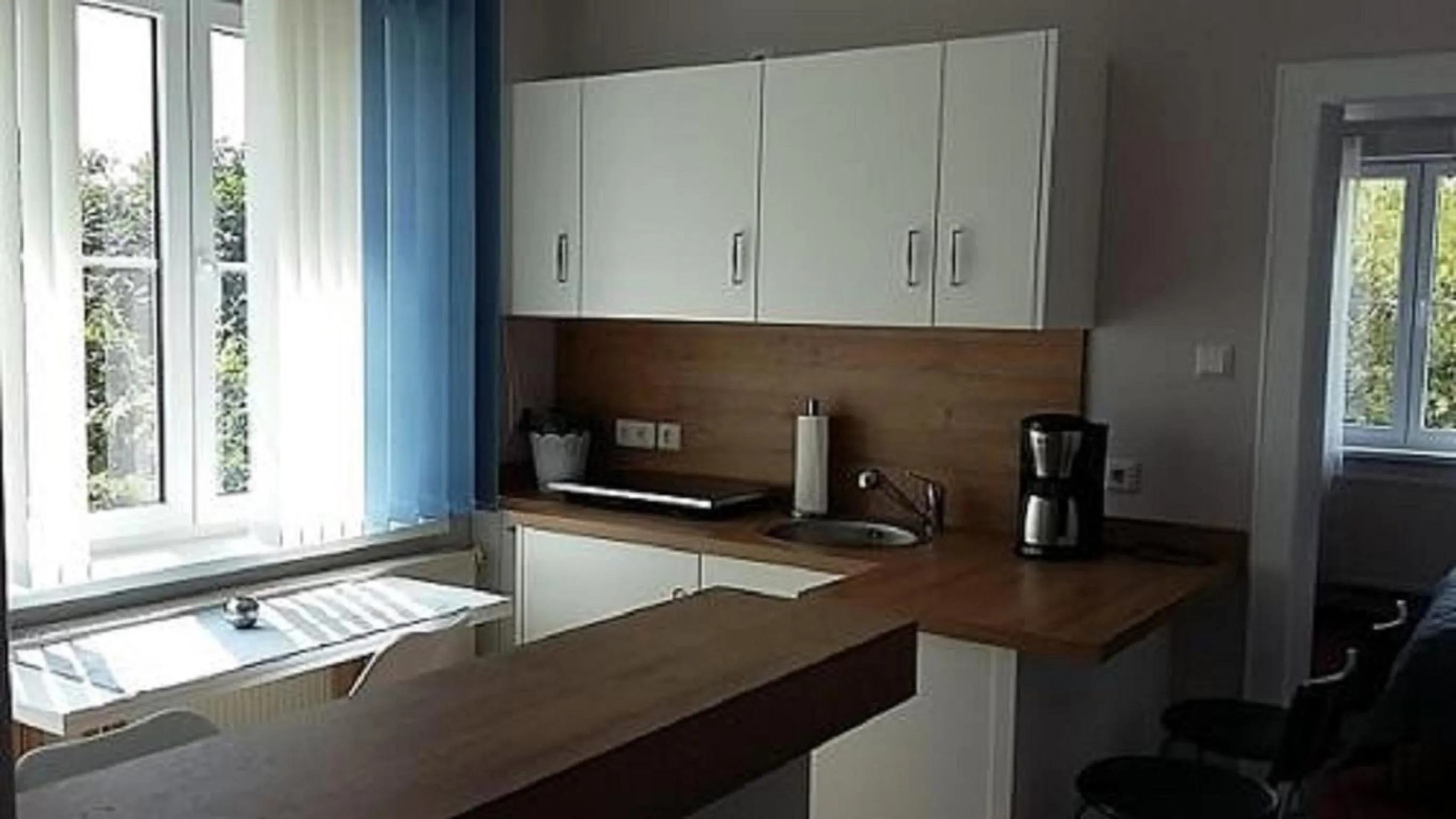 Kitchen or kitchenette in Genesungsort Landhaus Dammert