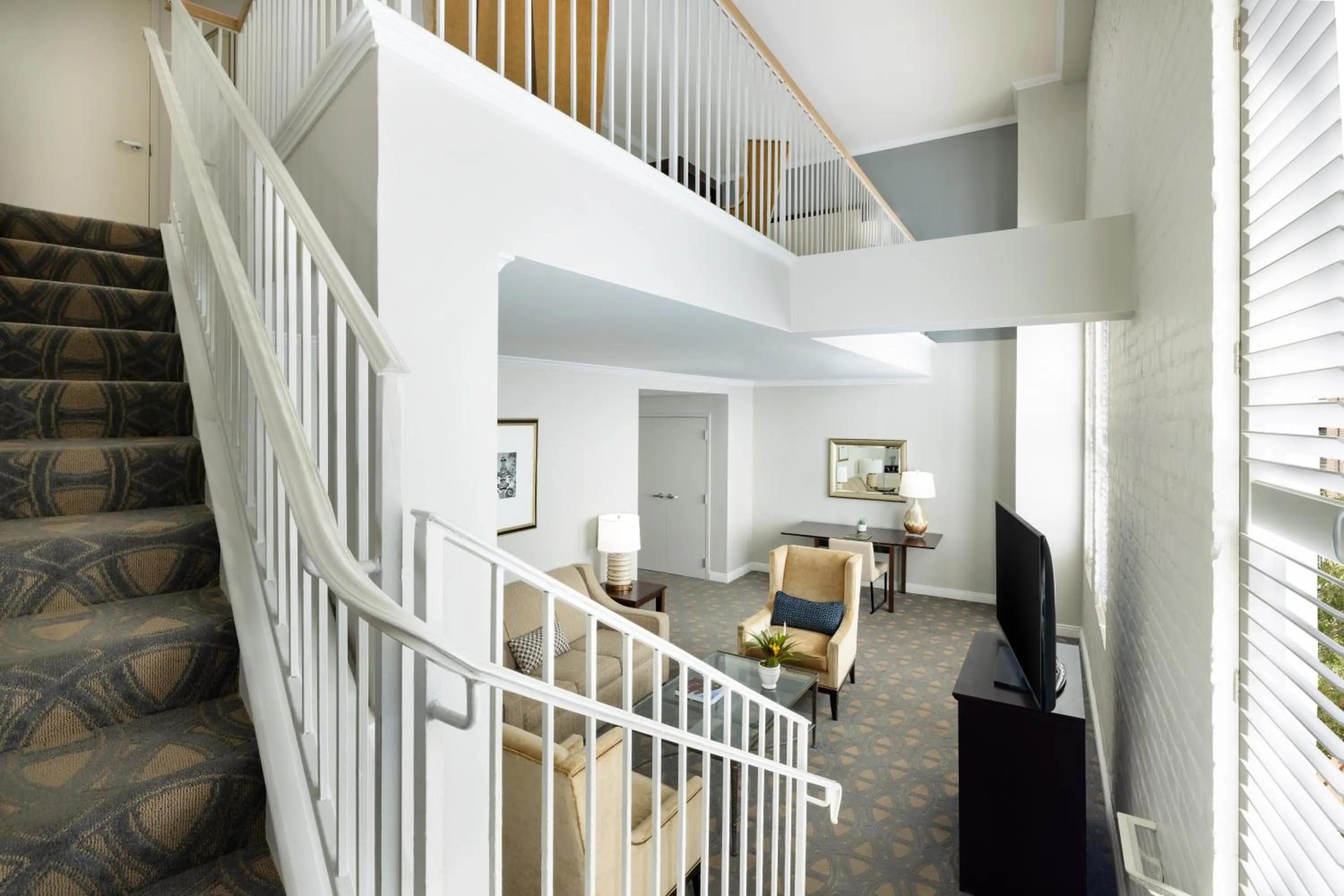 Living room in The Riverfront Hotel New Orleans