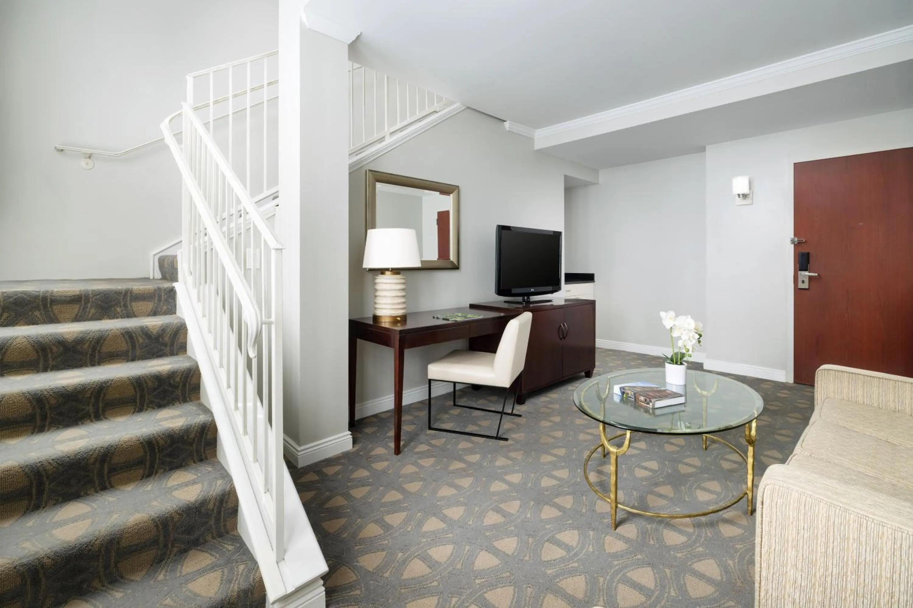 Living room in The Riverfront Hotel New Orleans