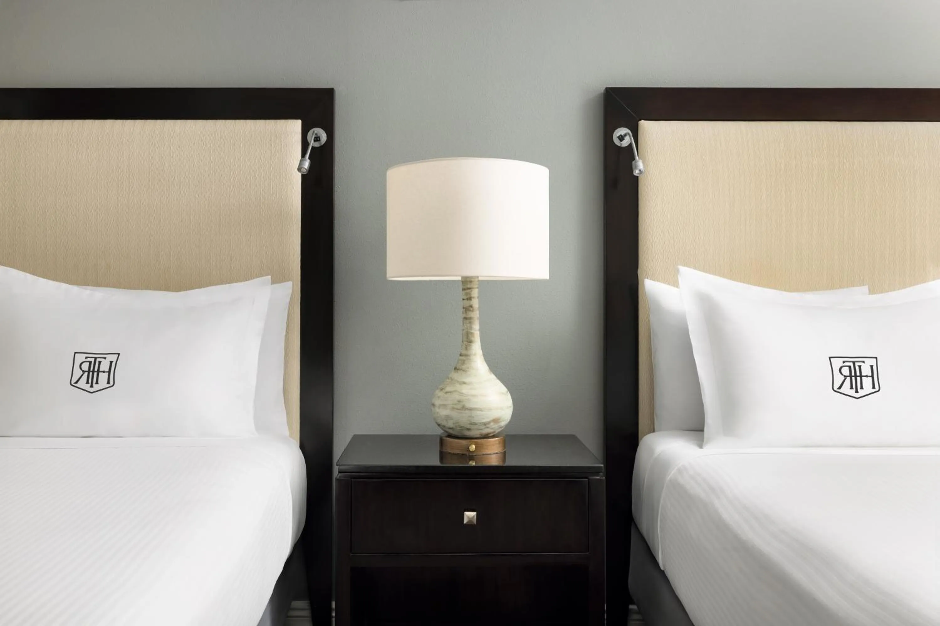 Bed in The Riverfront Hotel New Orleans