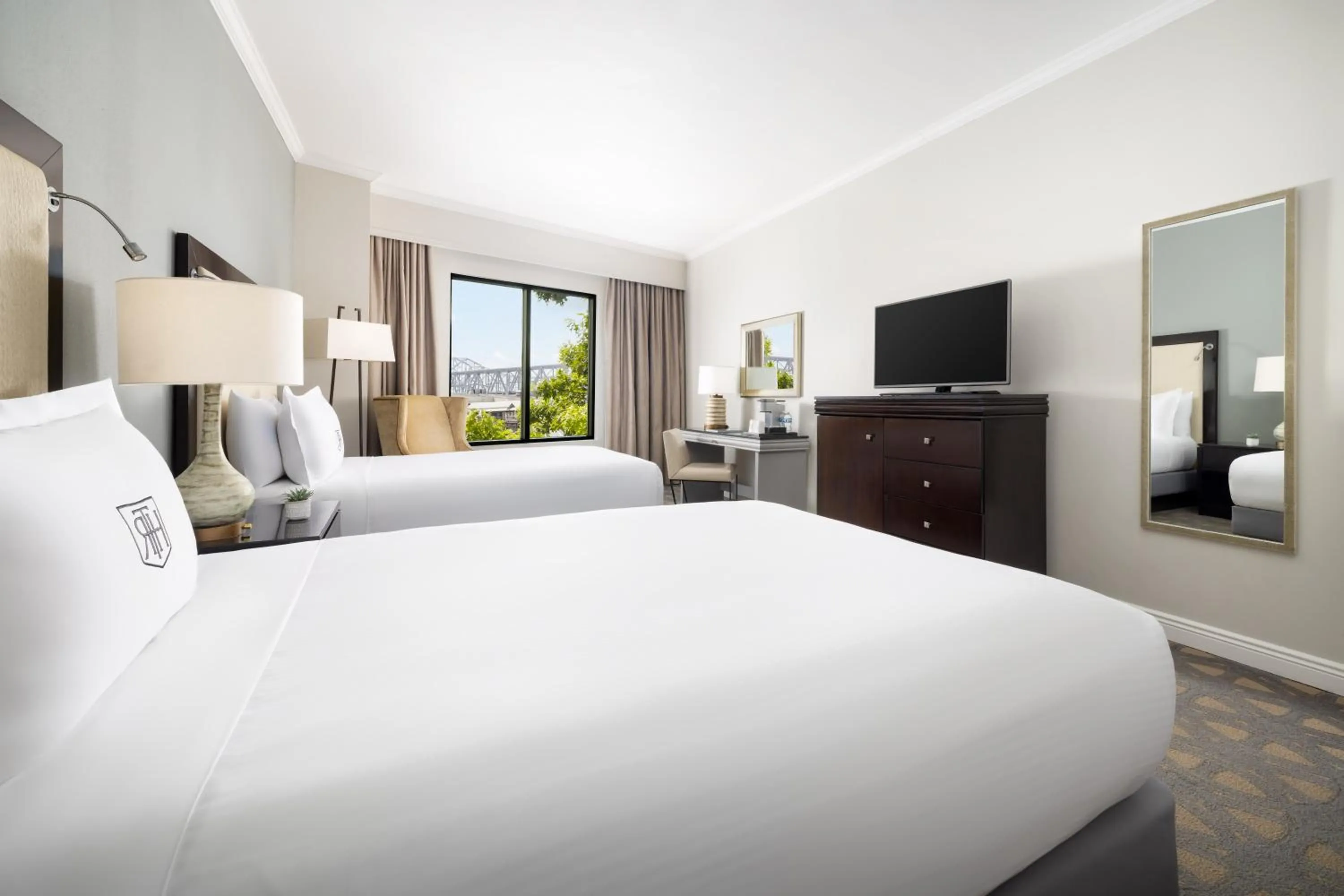 Bedroom, Bed in The Riverfront Hotel New Orleans