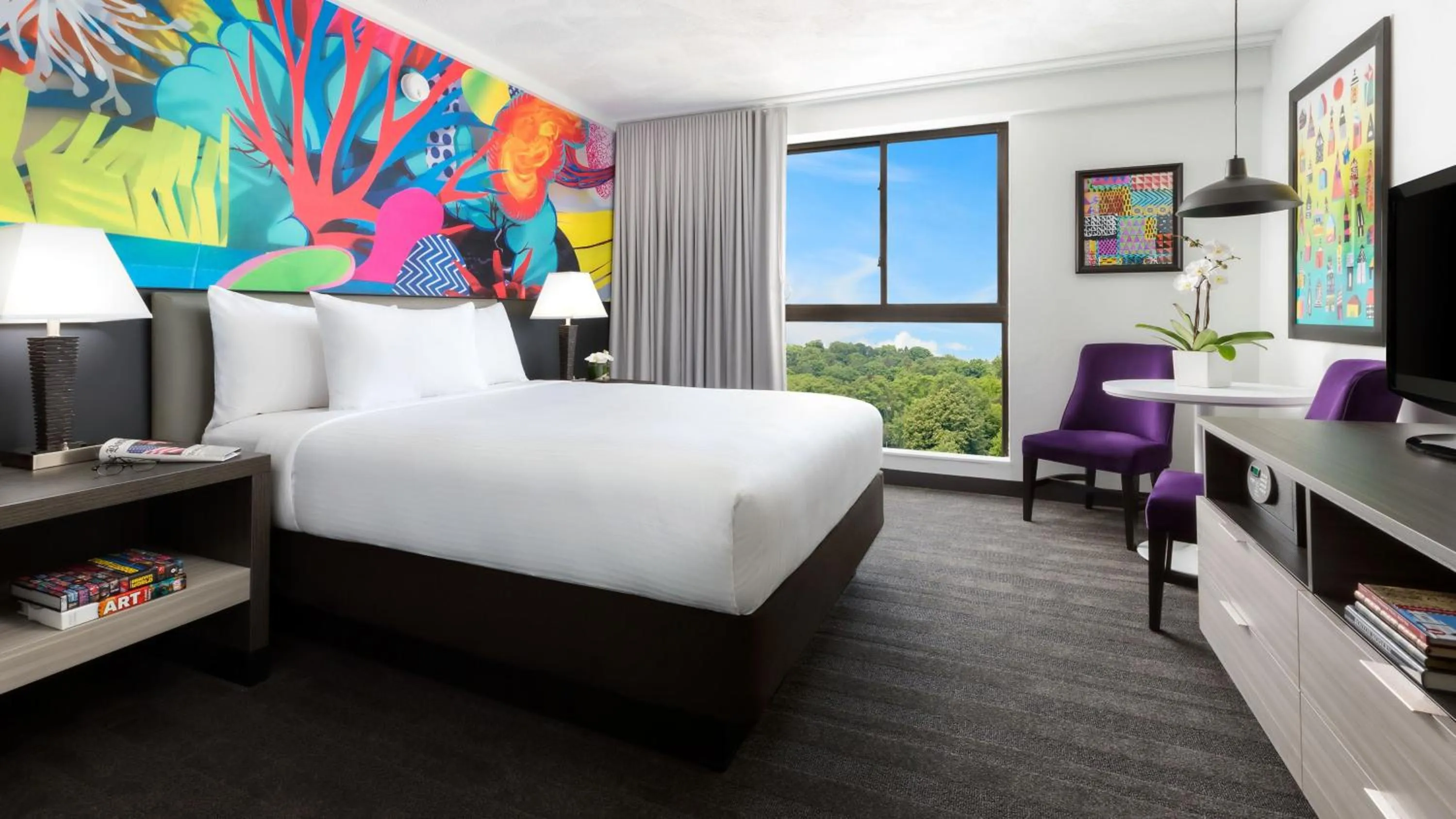 Bed in Studio Allston Hotel Boston