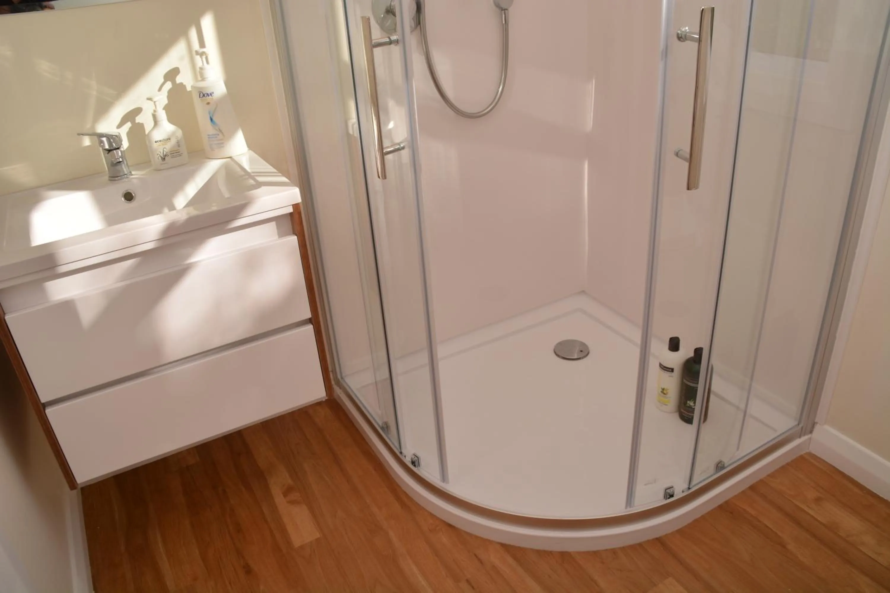 Shower in English Cherry Tree Manor