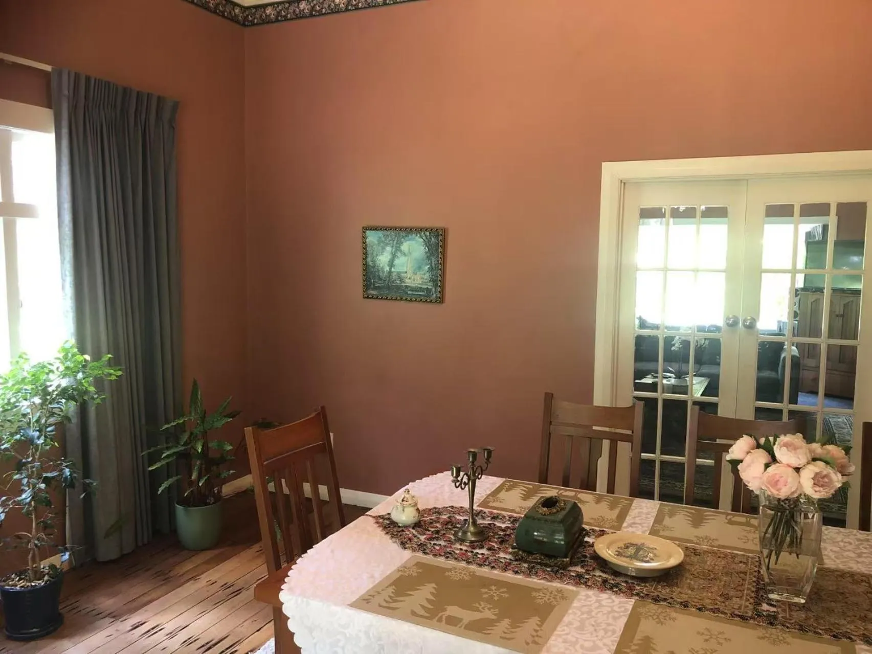 Dining area in English Cherry Tree Manor
