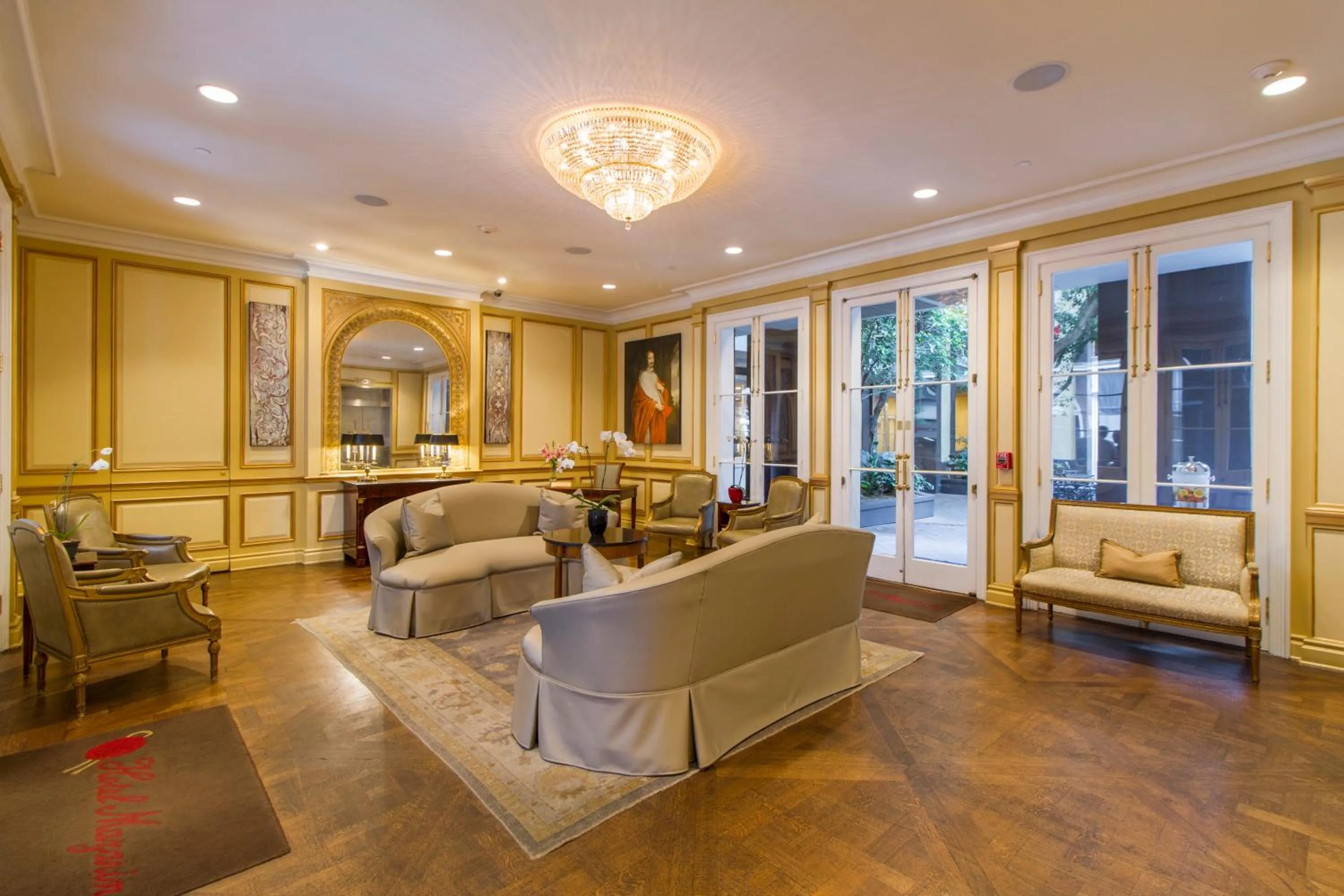 Lobby or reception in Hotel Mazarin