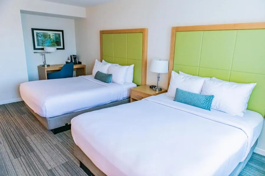 Bed in The Inn at Longwood Medical