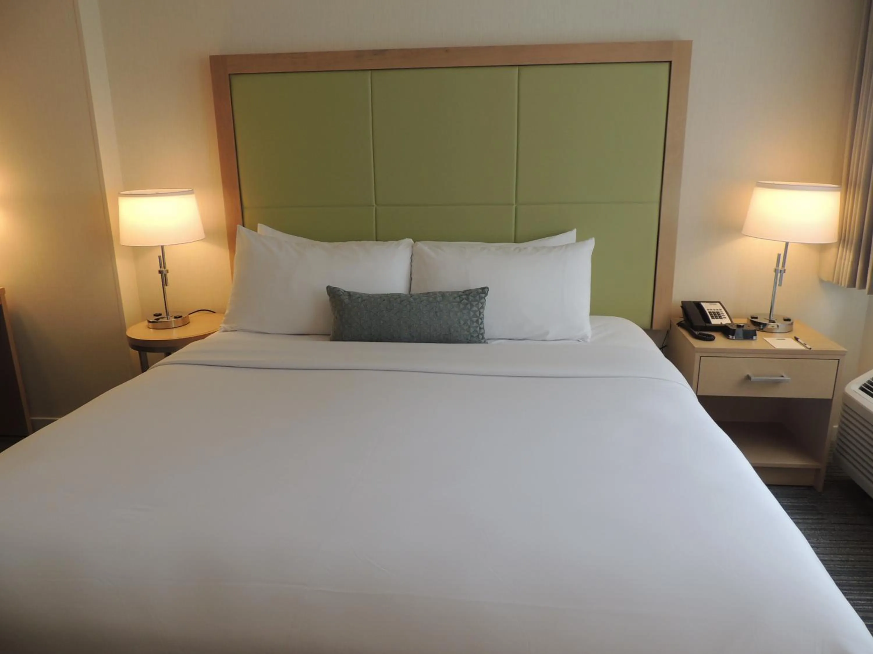 Bed in The Inn at Longwood Medical