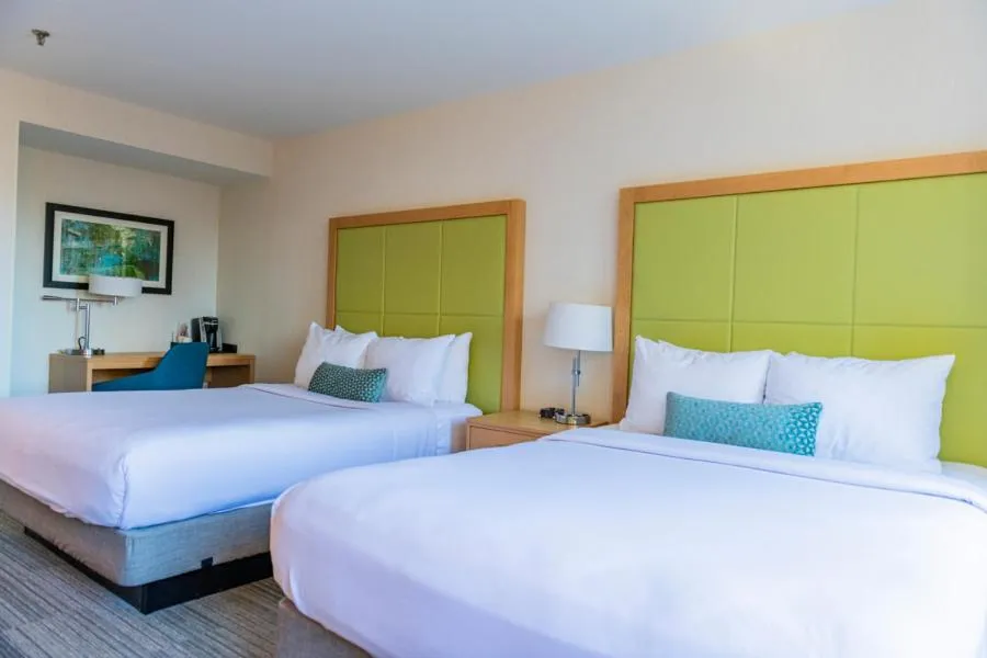 Bed in The Inn at Longwood Medical