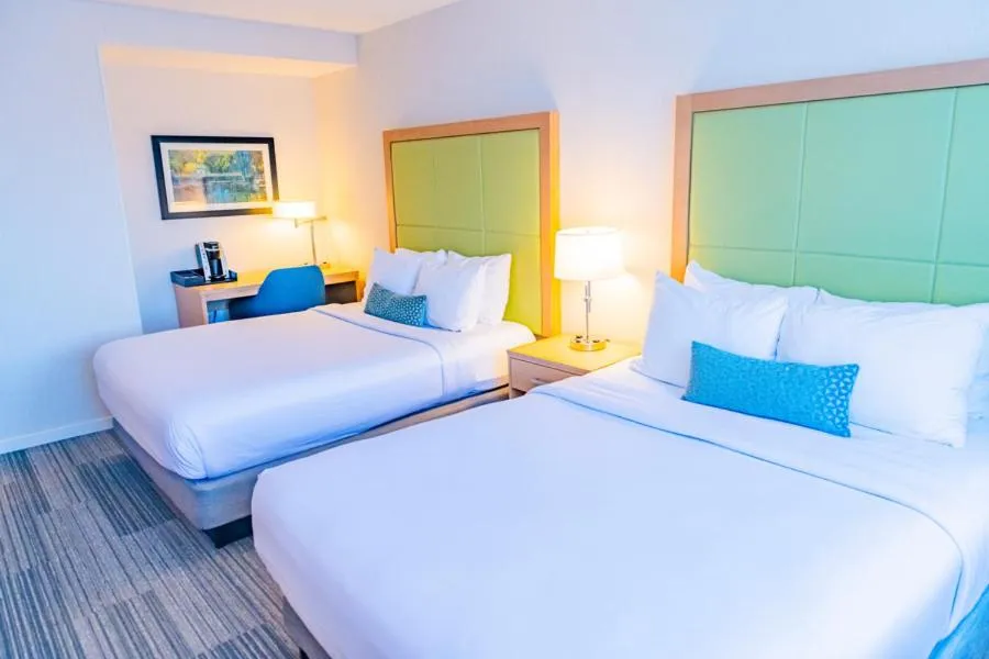 Bed in The Inn at Longwood Medical