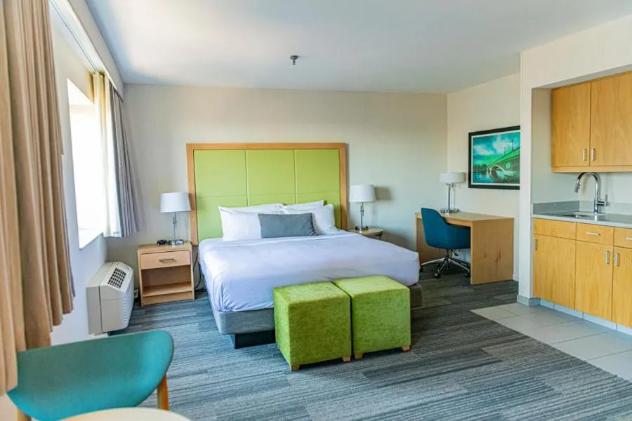 Bed in The Inn at Longwood Medical