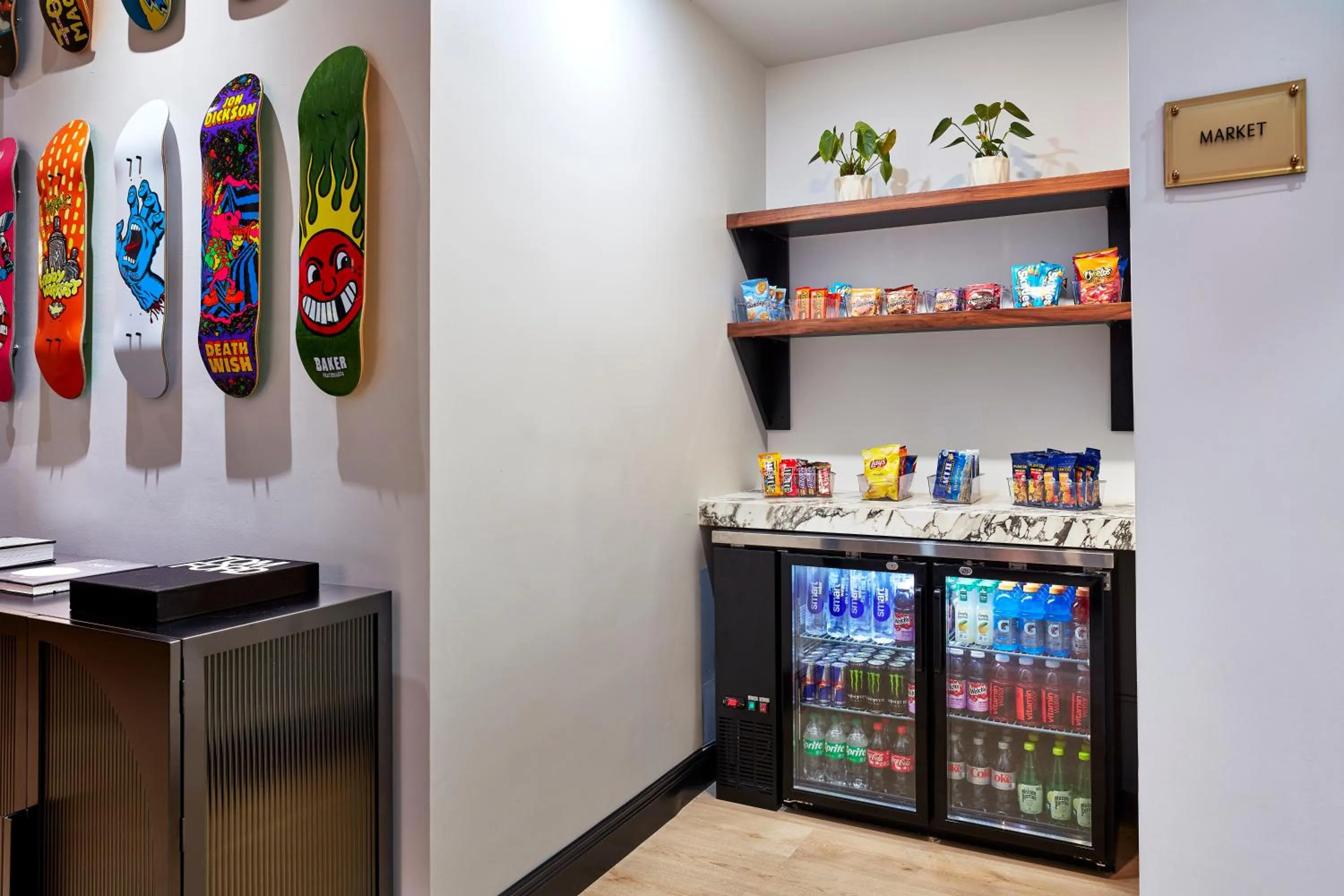 vending machine in Elan Hotel