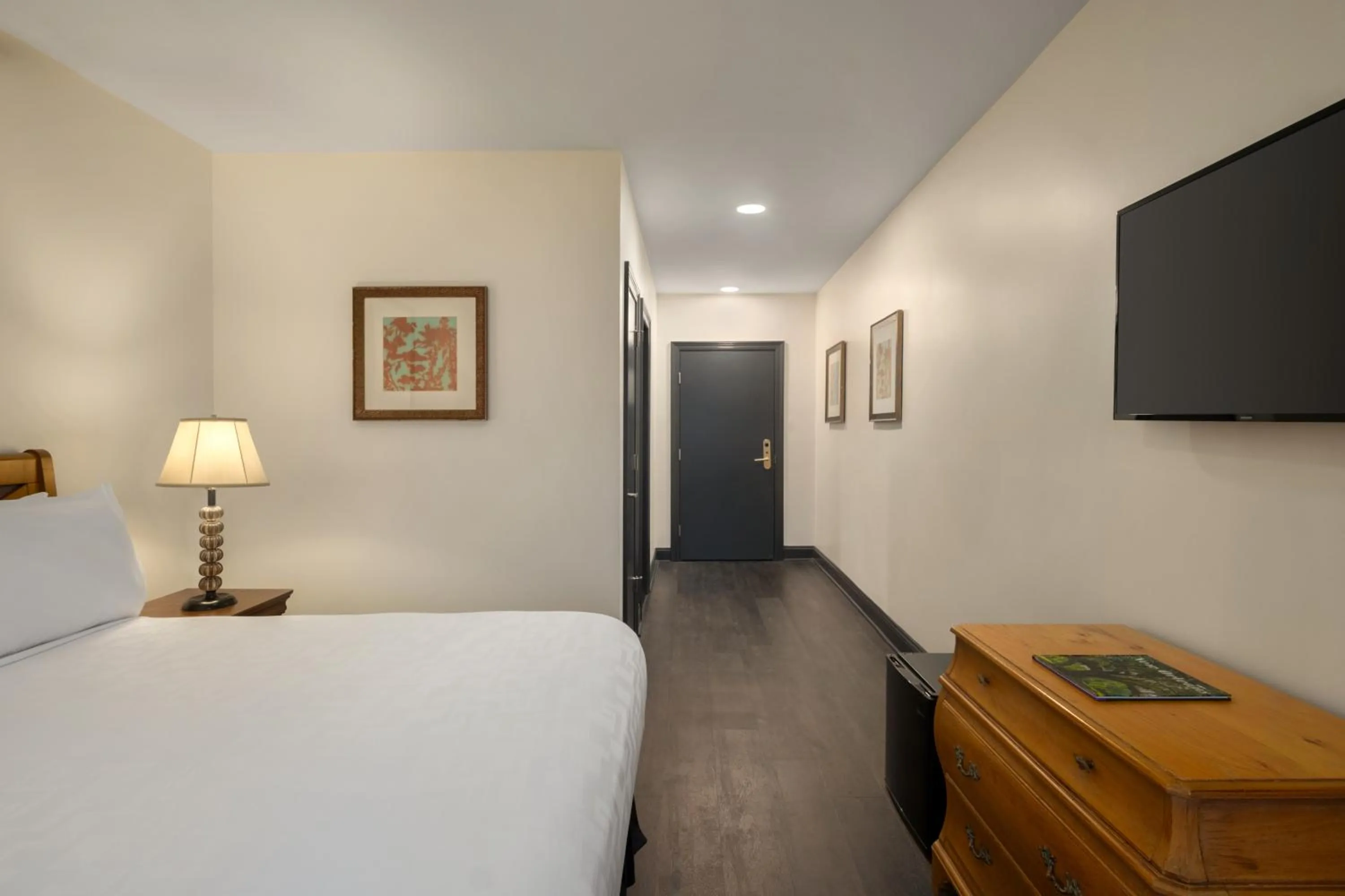 Bed in Le Richelieu Hotel in the French Quarter