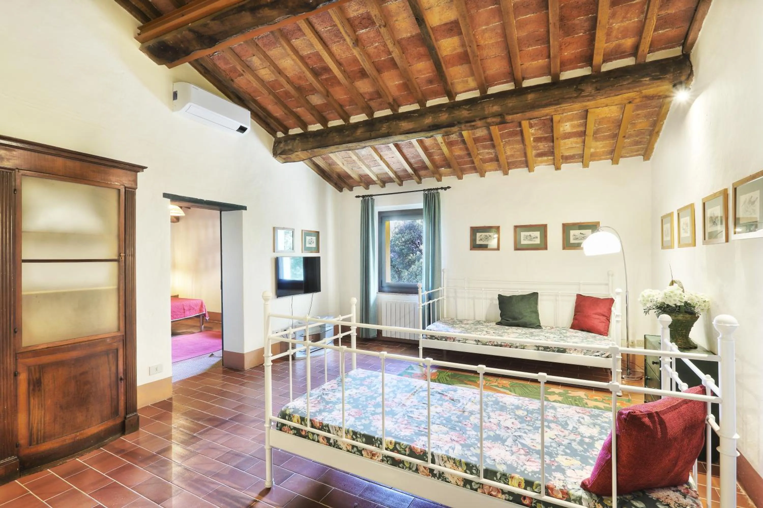 Seating area in Appartamenti Villa e Fattoria di Radi Tuscany