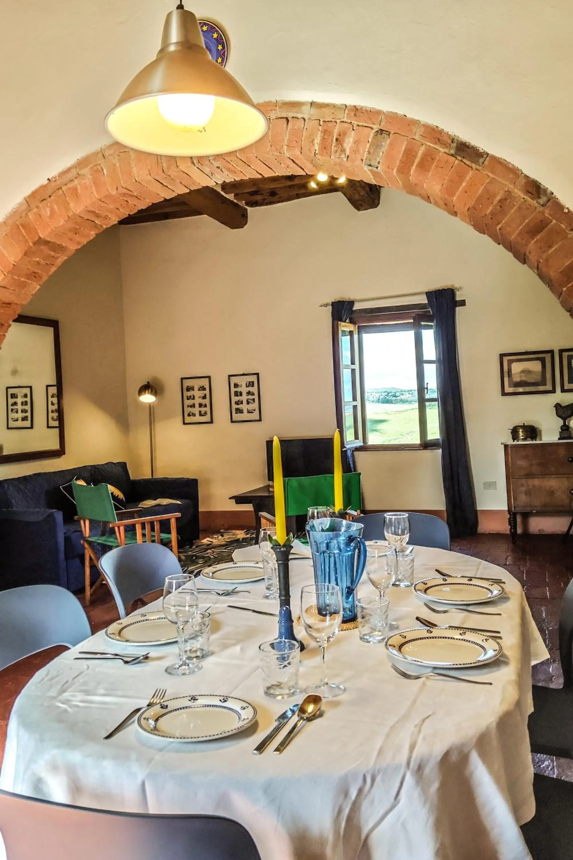Living room in Appartamenti Villa e Fattoria di Radi Tuscany