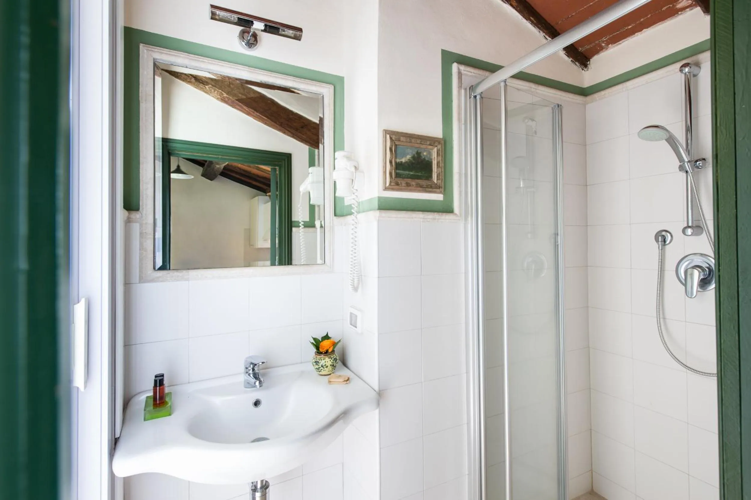 Bathroom in Appartamenti Villa e Fattoria di Radi Tuscany