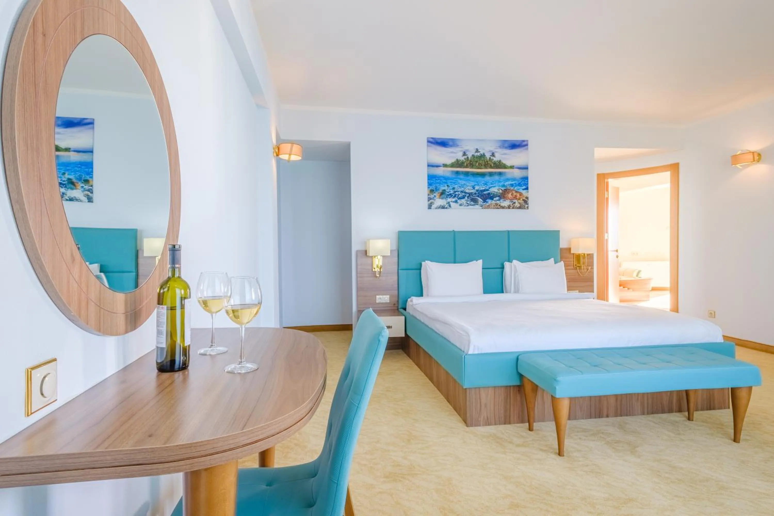 Bed in Castello Mare All Inclusive Resort