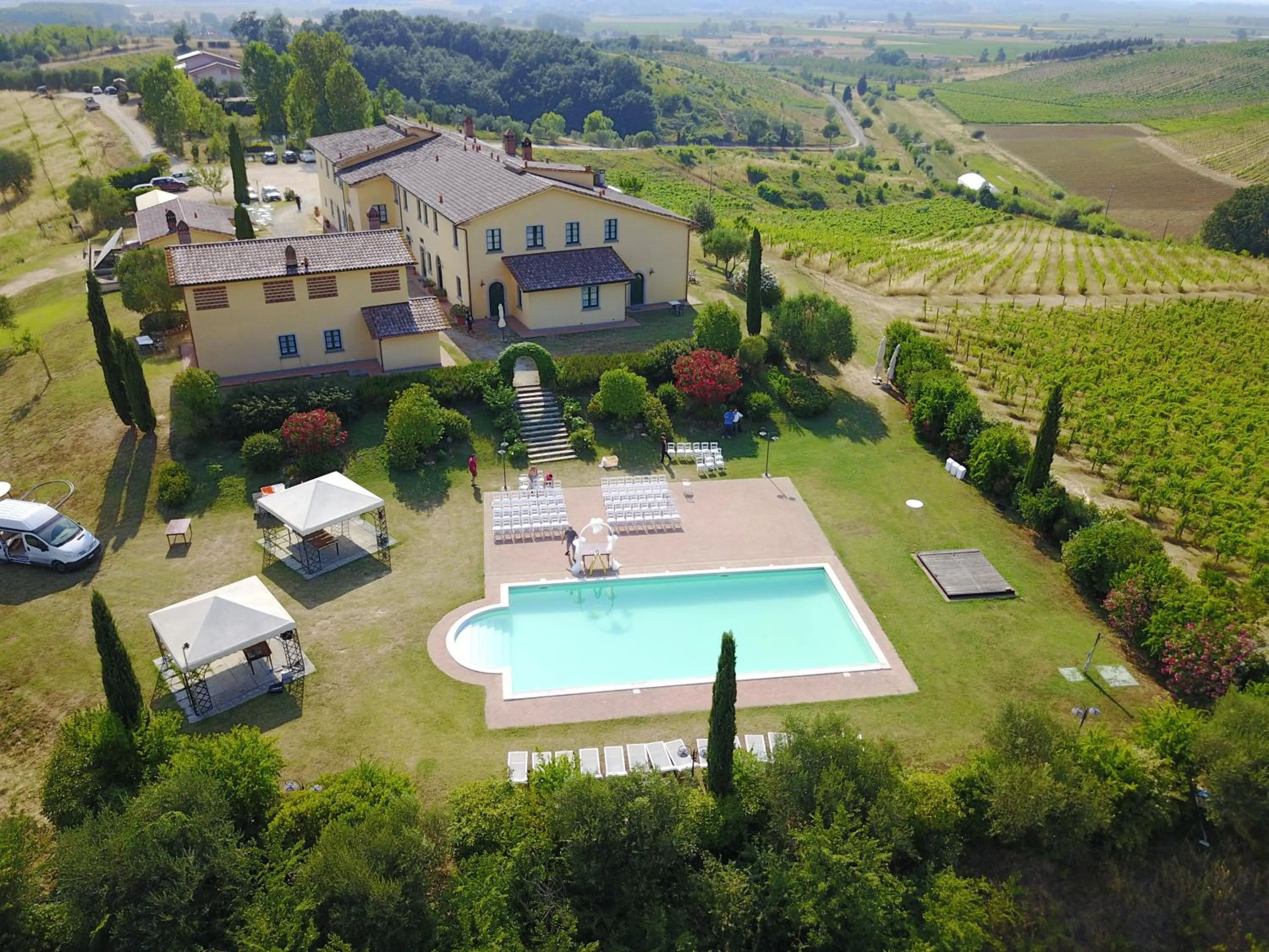 Bird's eye view in Agriturismo Musignano