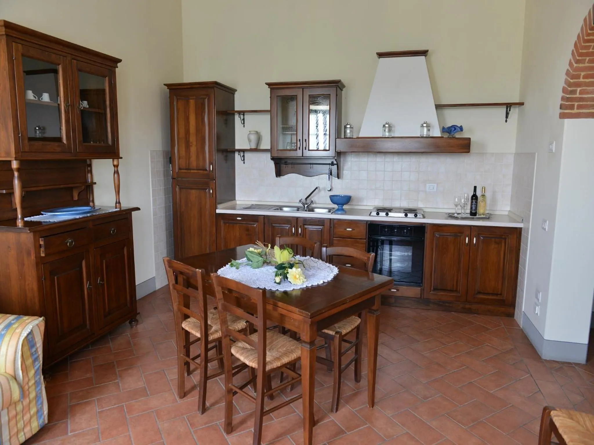 Kitchen or kitchenette in Agriturismo Musignano