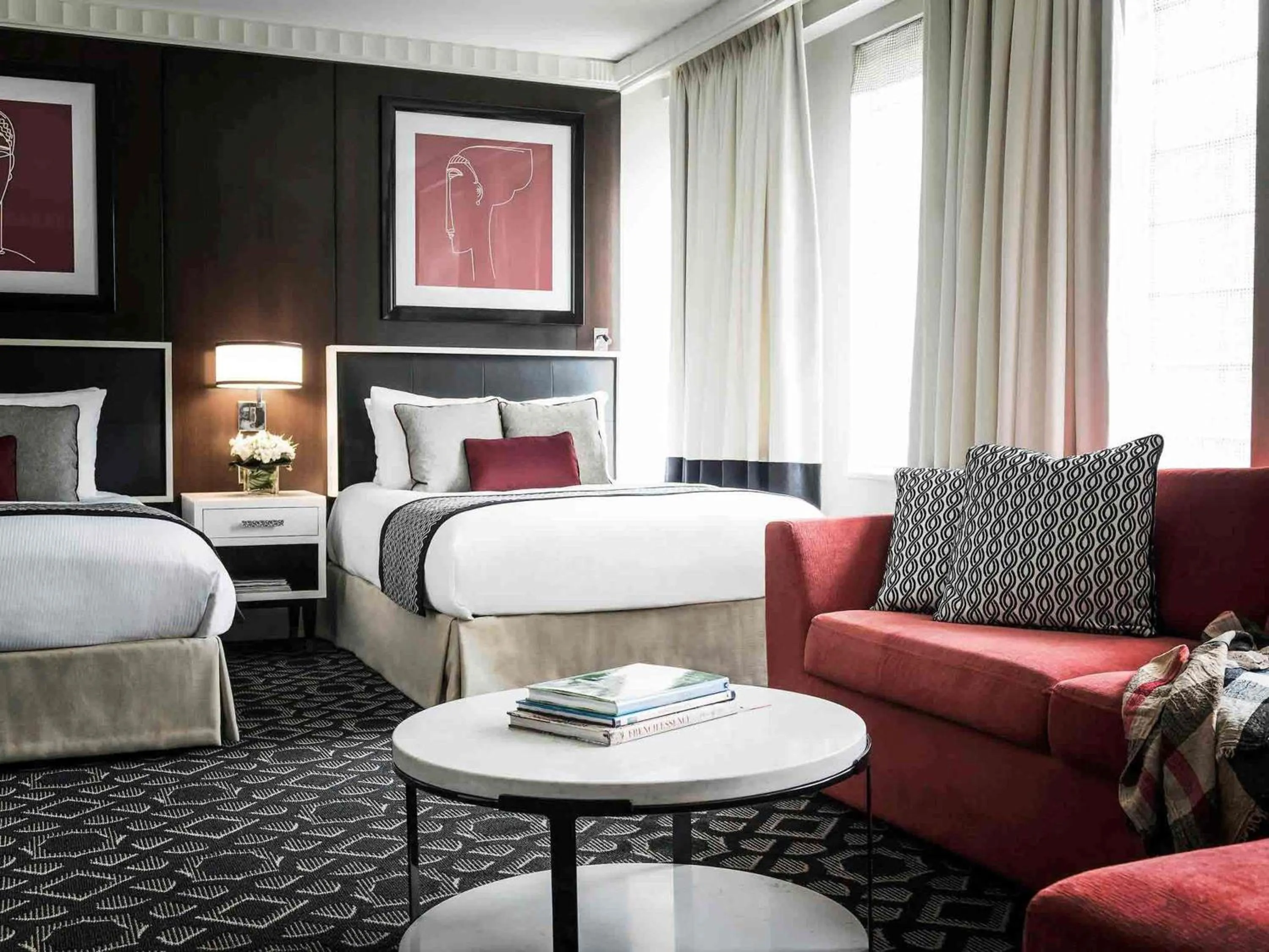 Bedroom, Bed in Sofitel Lafayette Square Washington DC