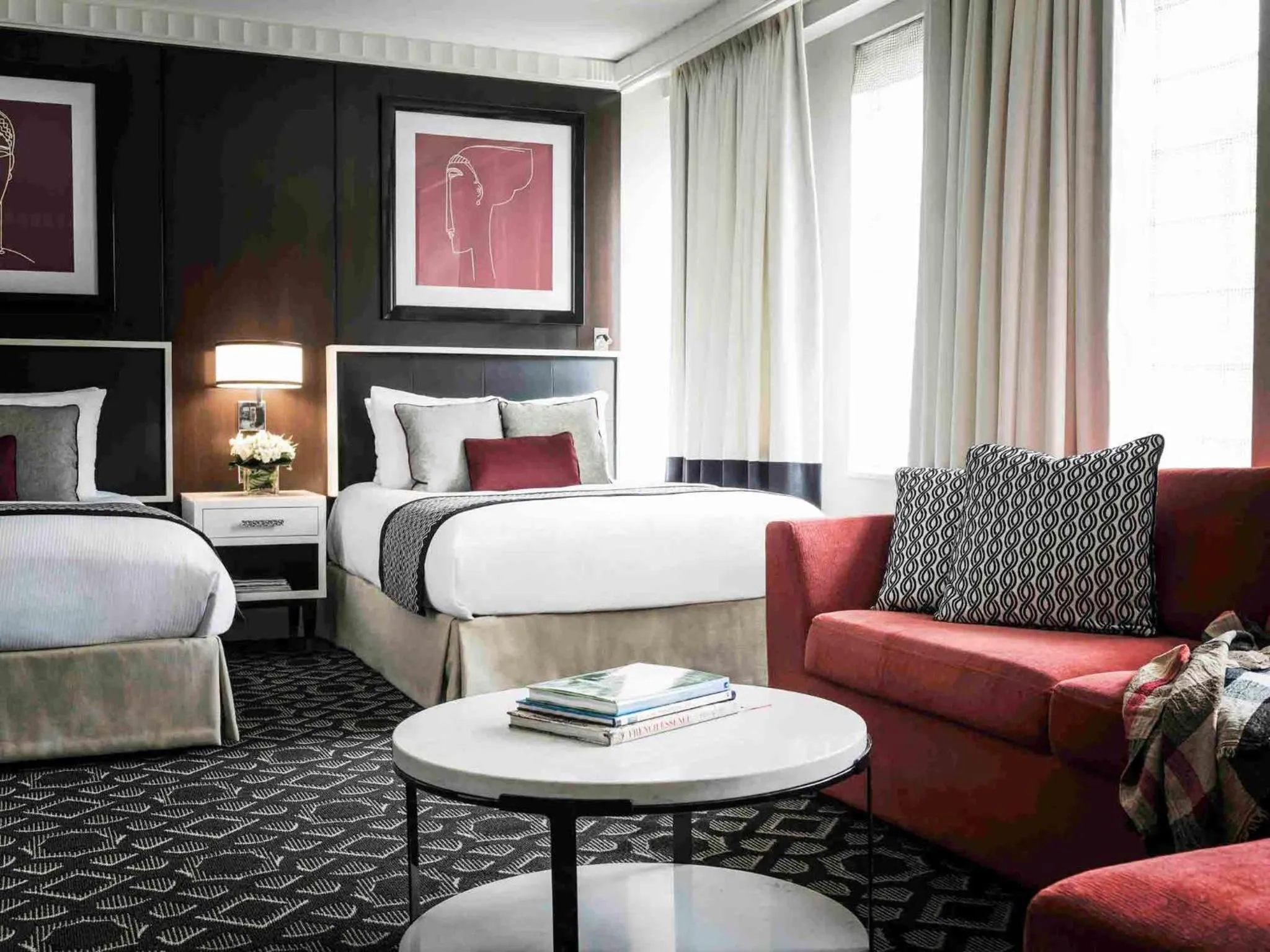 Photo of the whole room, Bed in Sofitel Lafayette Square Washington DC