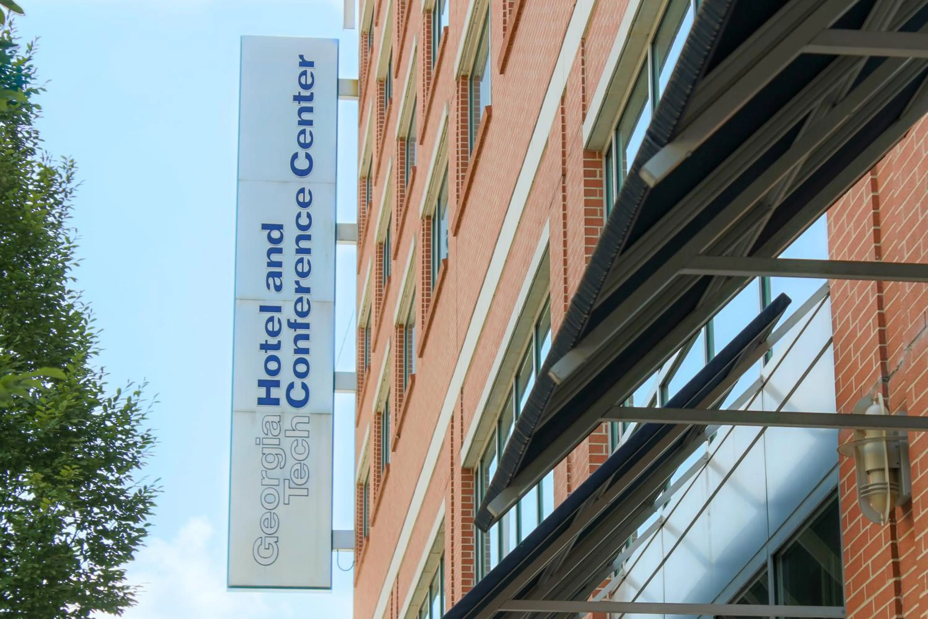 Facade/entrance in Georgia Tech Hotel and Conference Center