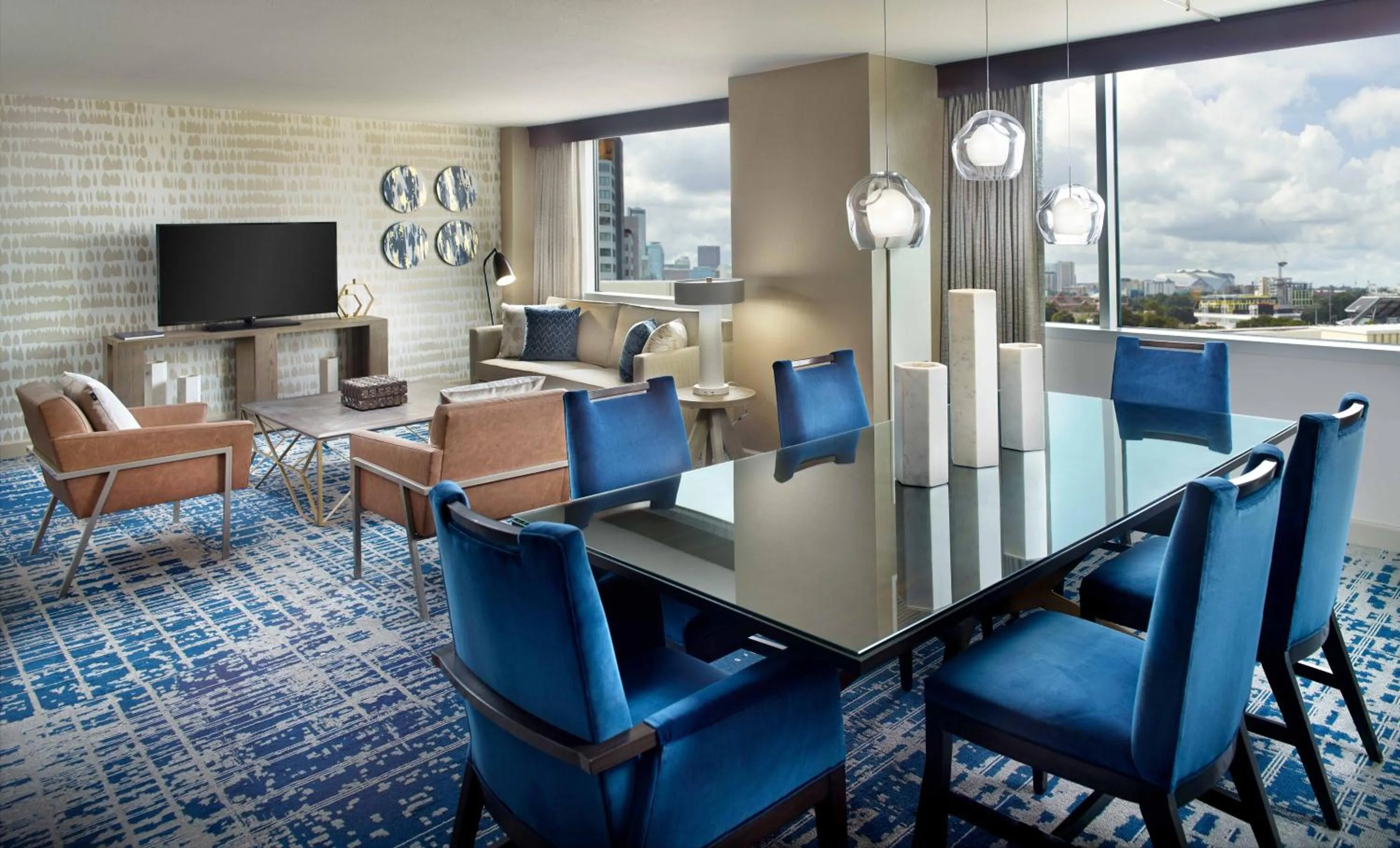 Living room in Georgia Tech Hotel and Conference Center