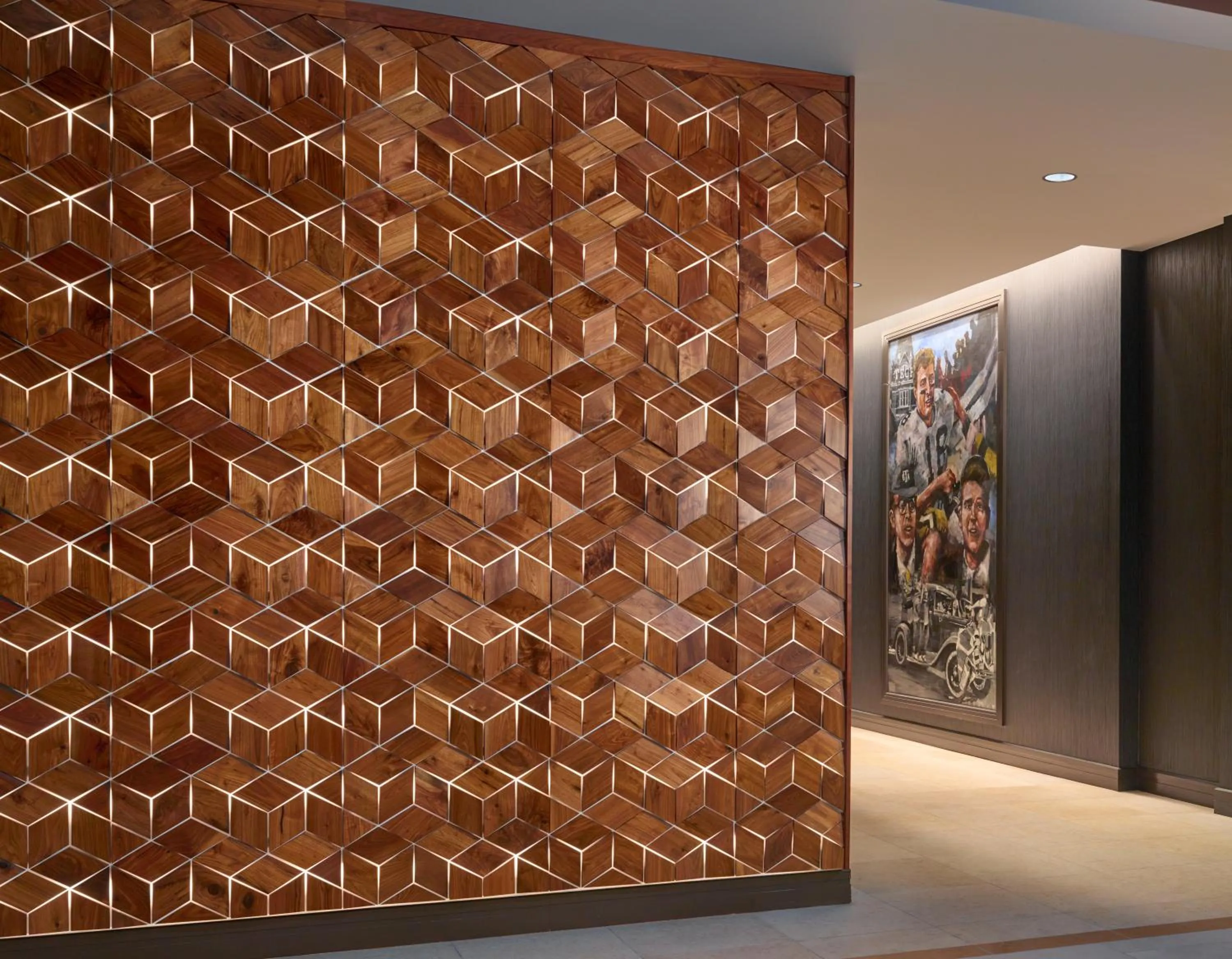 Decorative detail in Georgia Tech Hotel and Conference Center