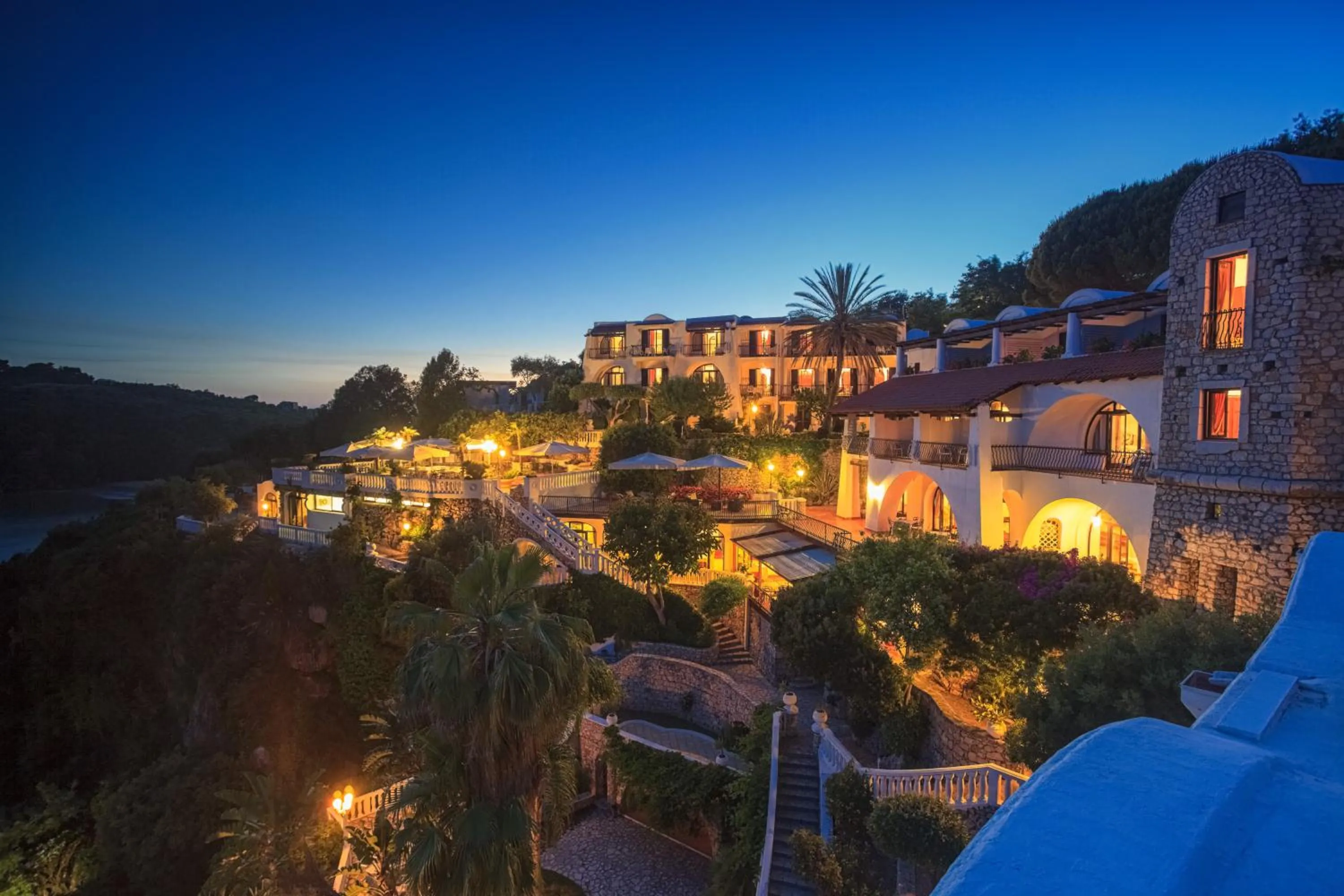 Facade/entrance in Grand Hotel Le Rocce
