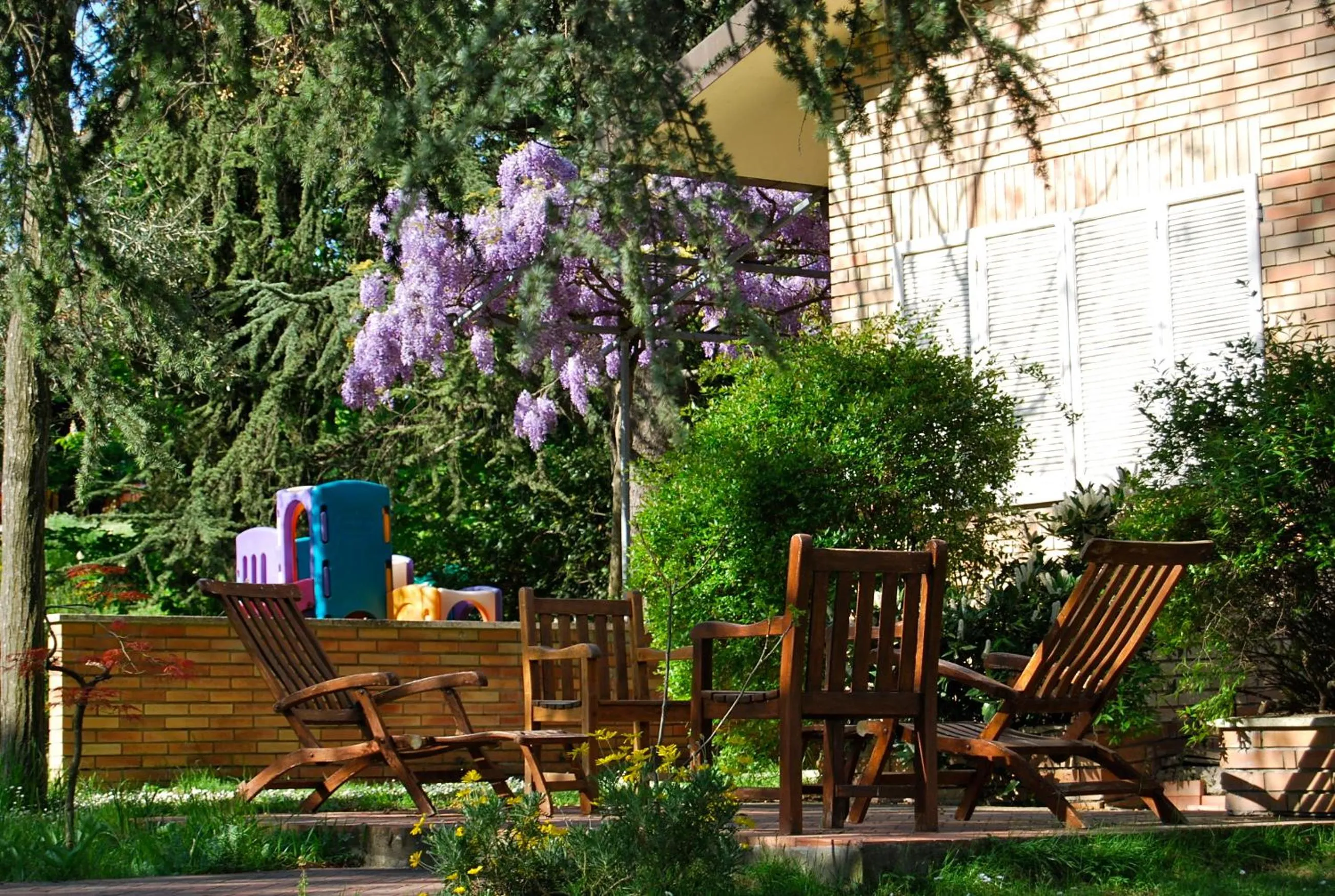 Garden in B&B Mama Rò