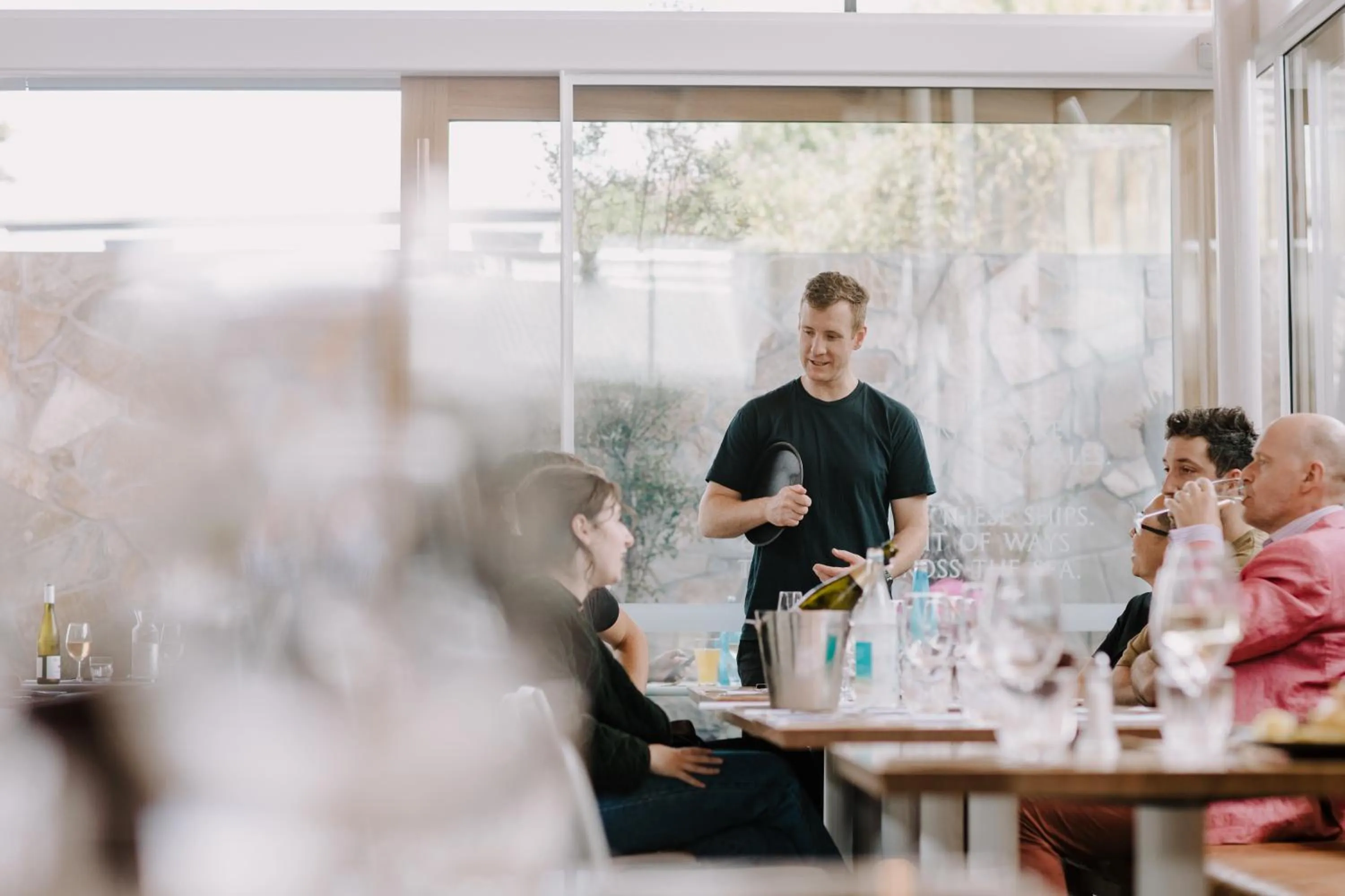 group of guests in Shipwrights Arms Hotel