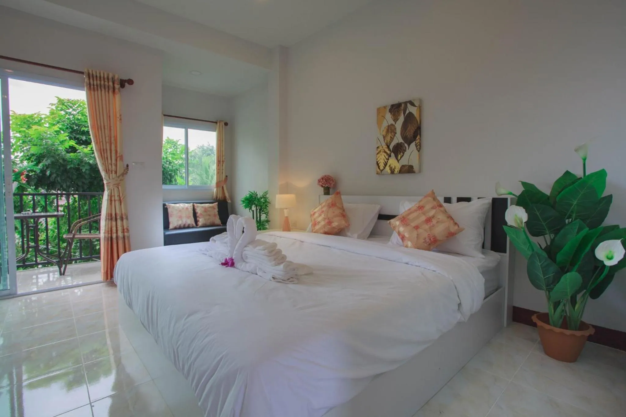 Bed in Pantip Boutique Hotel