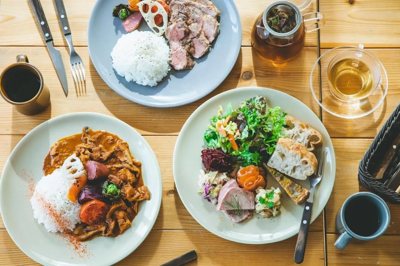 Food in Tiny Garden Tateshina