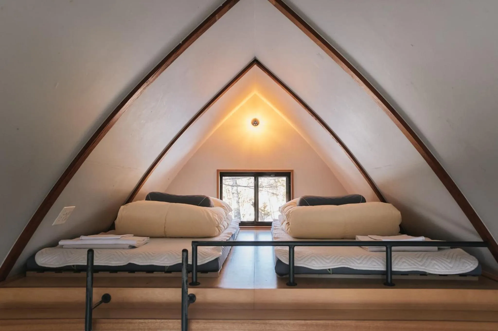 View (from property/room), Bed in Tiny Garden Tateshina