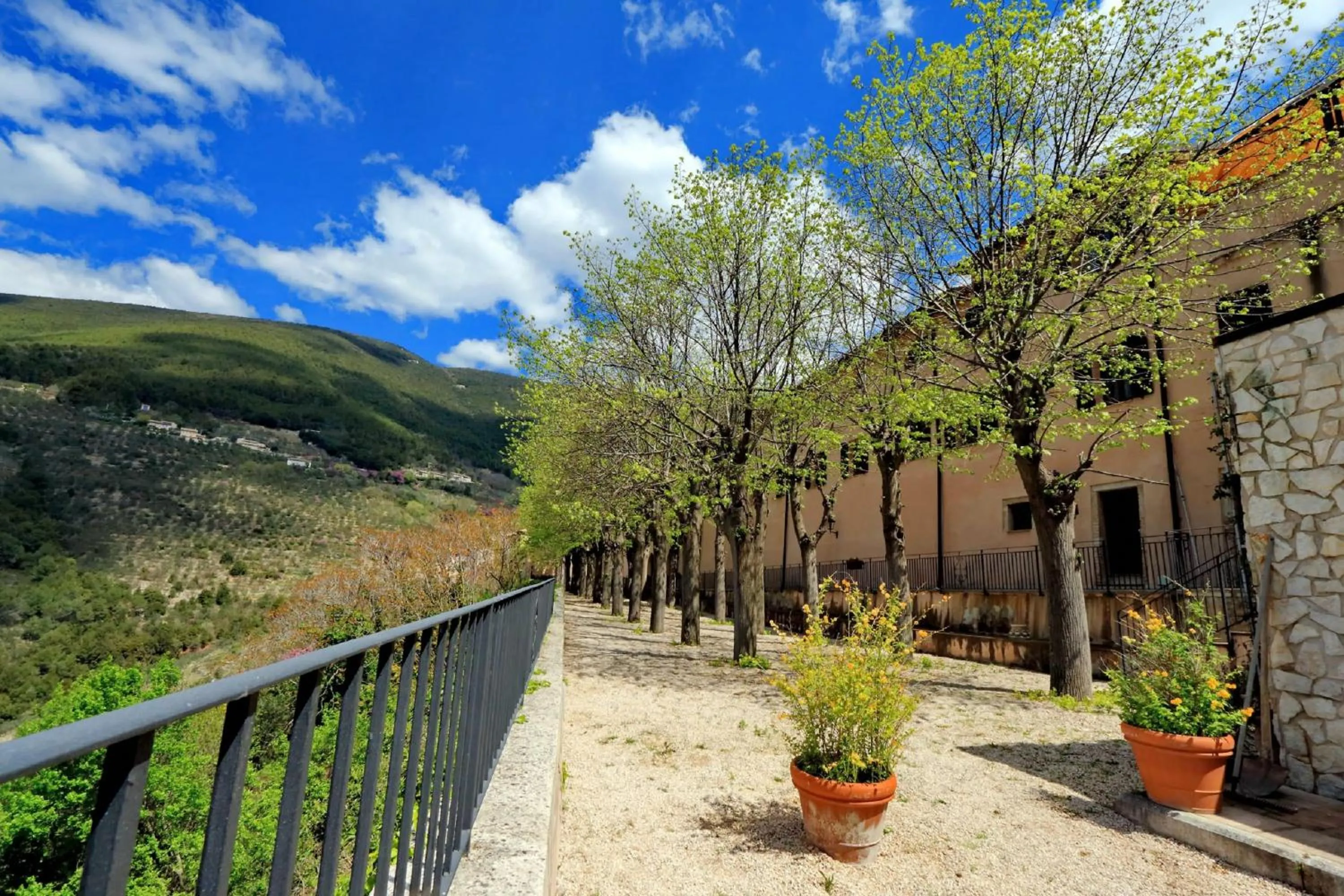 Garden in Relais Borgo Campello