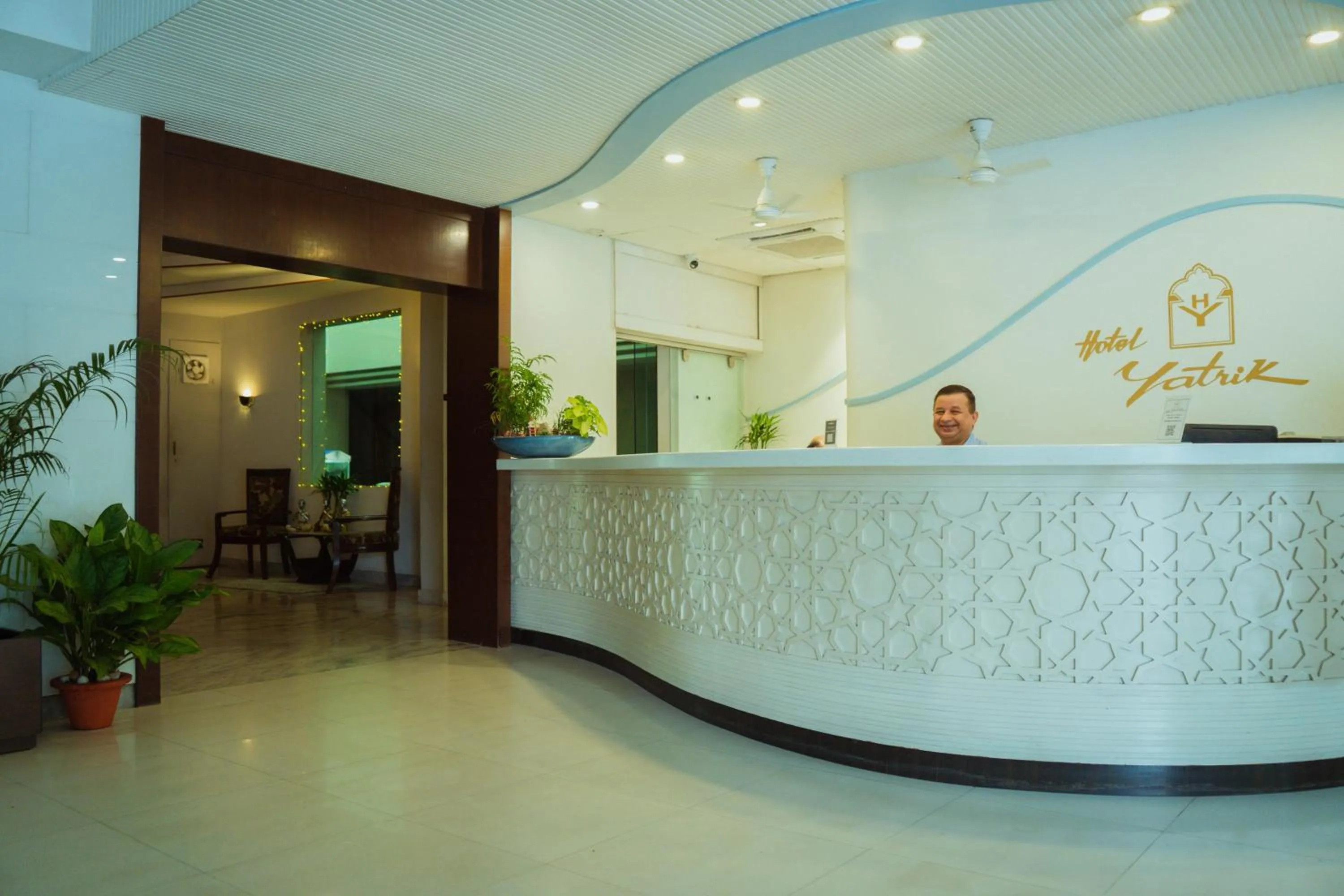 Lobby or reception in Hotel Yatrik