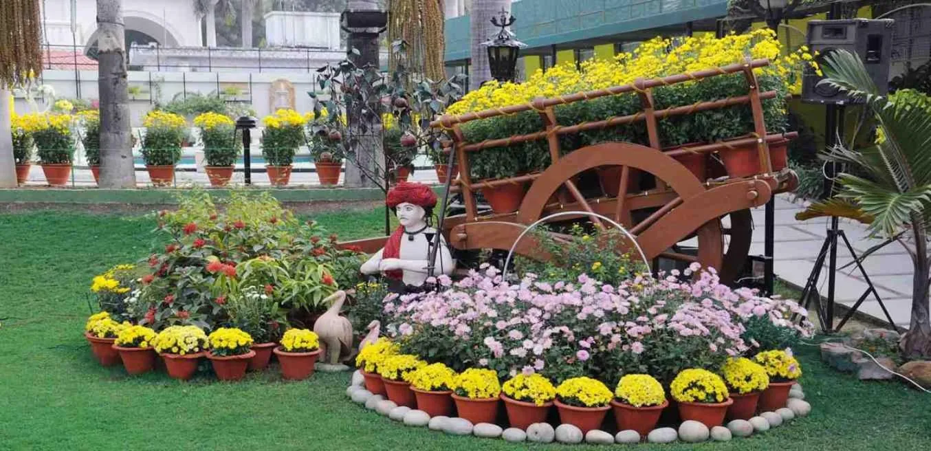 Garden in Hotel Yatrik