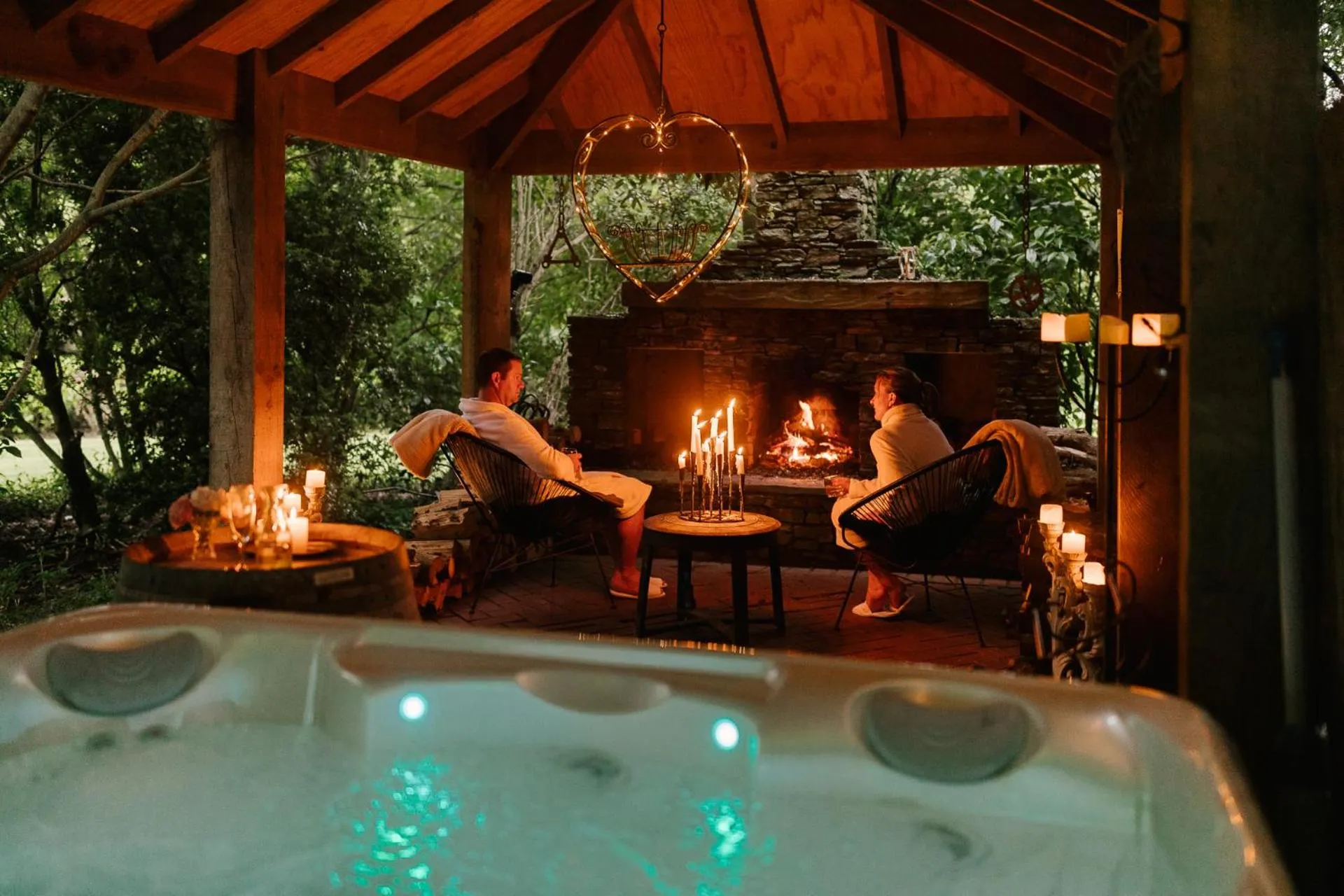 Hot Tub in Hiwinui Country Estate