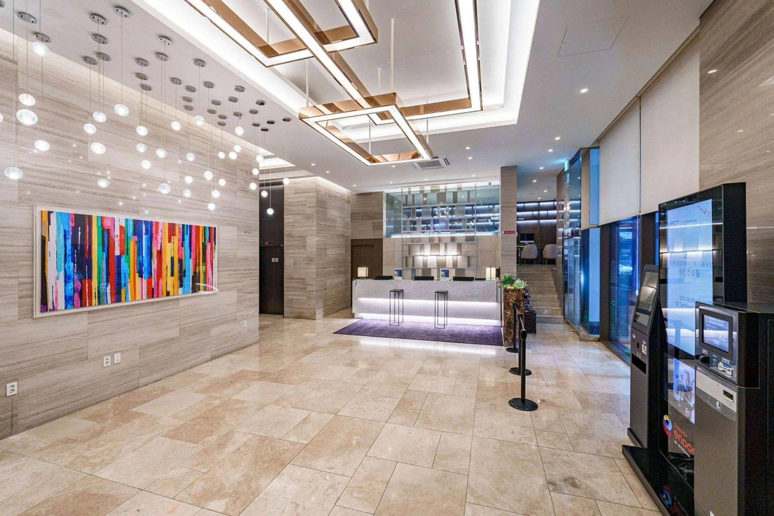 Lobby or reception in Ramada Encore by Wyndham Busan Station