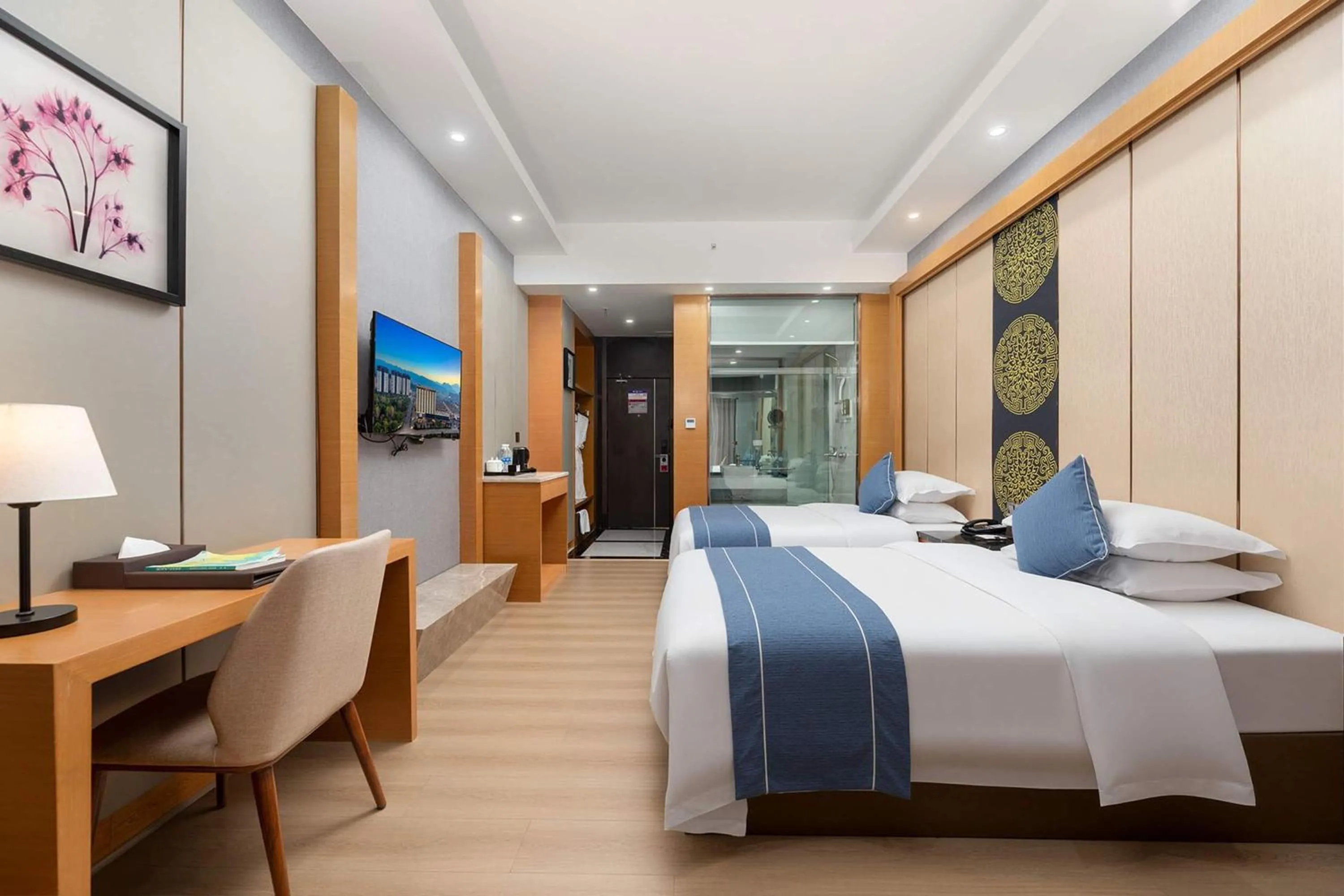 Photo of the whole room, Bed in Ramada by Wyndham Zhangjiajie