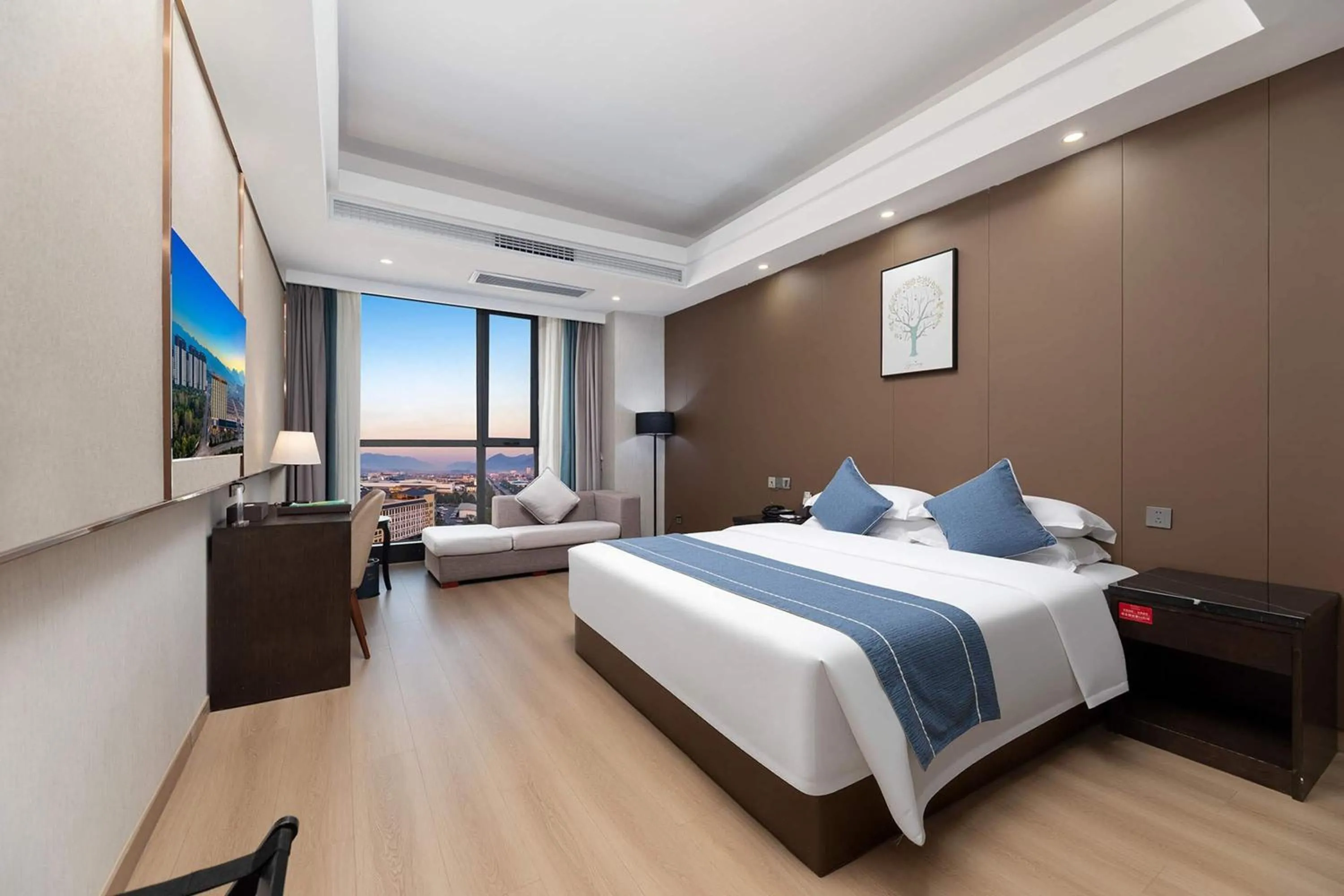 Photo of the whole room, Bed in Ramada by Wyndham Zhangjiajie