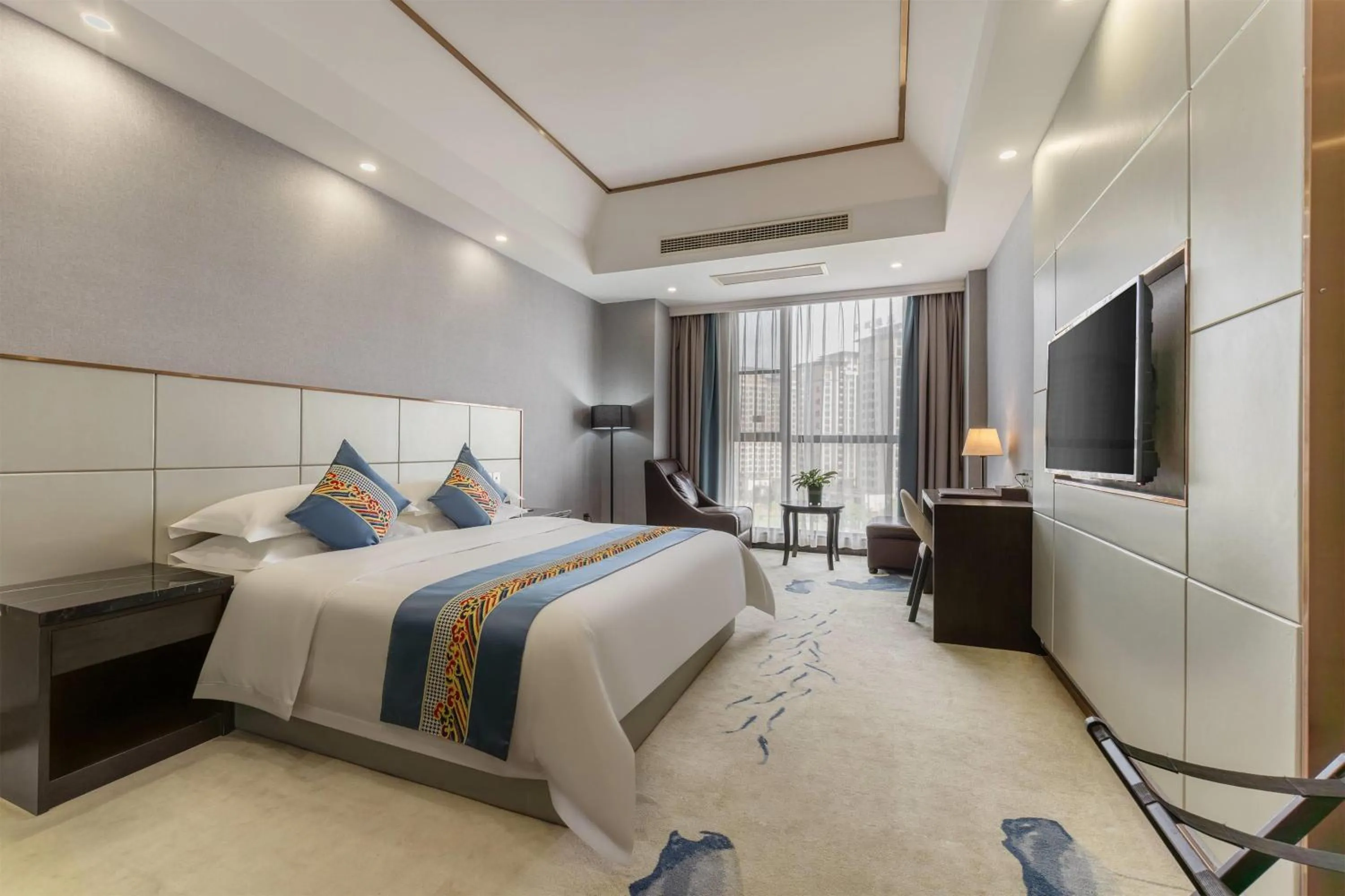 Photo of the whole room, Bed in Ramada by Wyndham Zhangjiajie