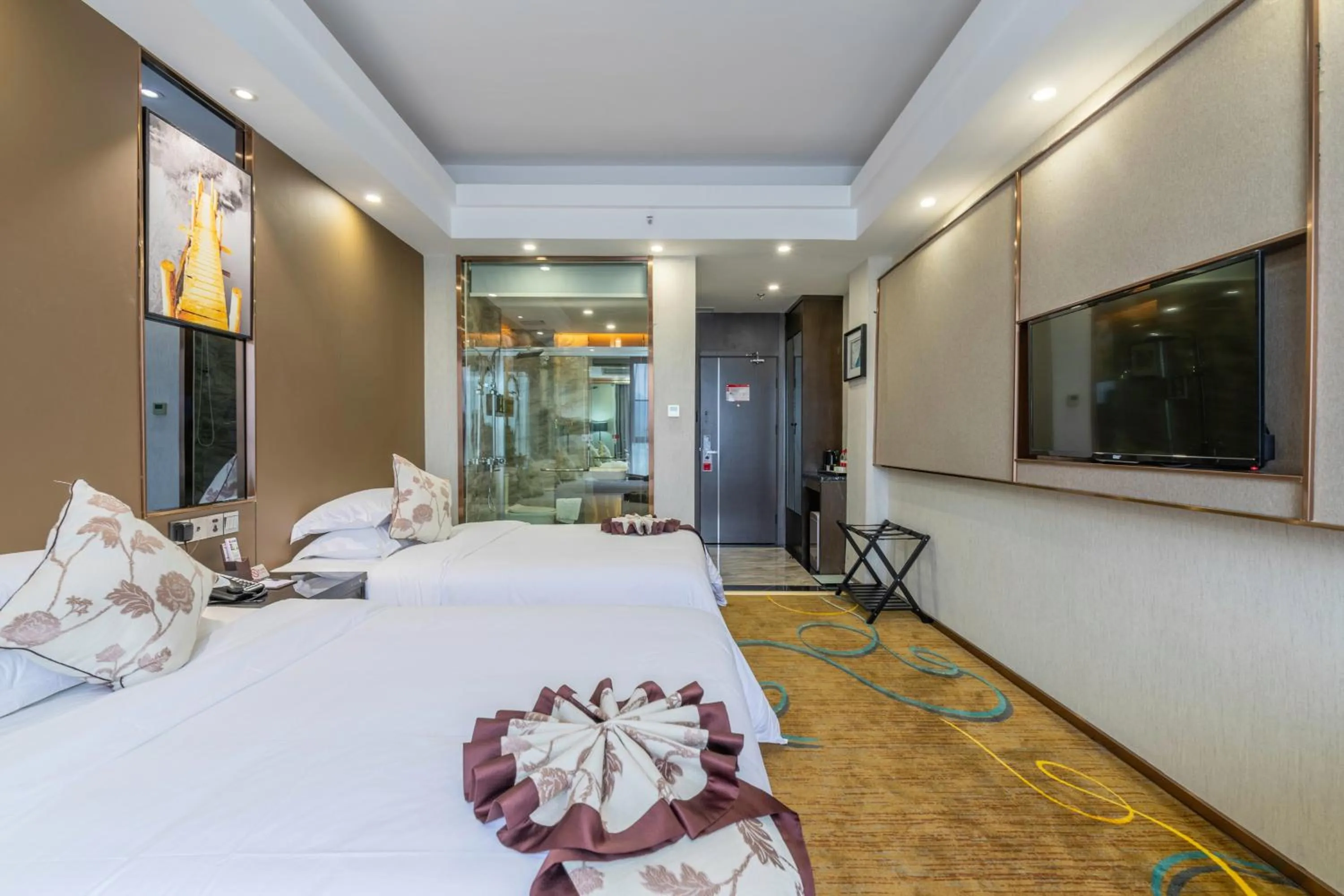 Bed in Ramada by Wyndham Zhangjiajie