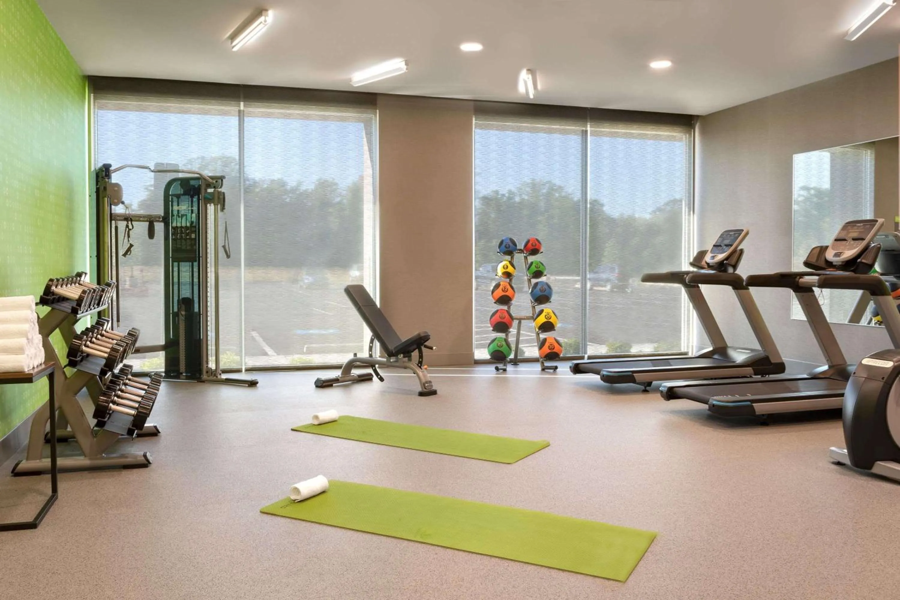 Fitness centre/facilities in La Quinta Inn & Suites by Wyndham Braselton