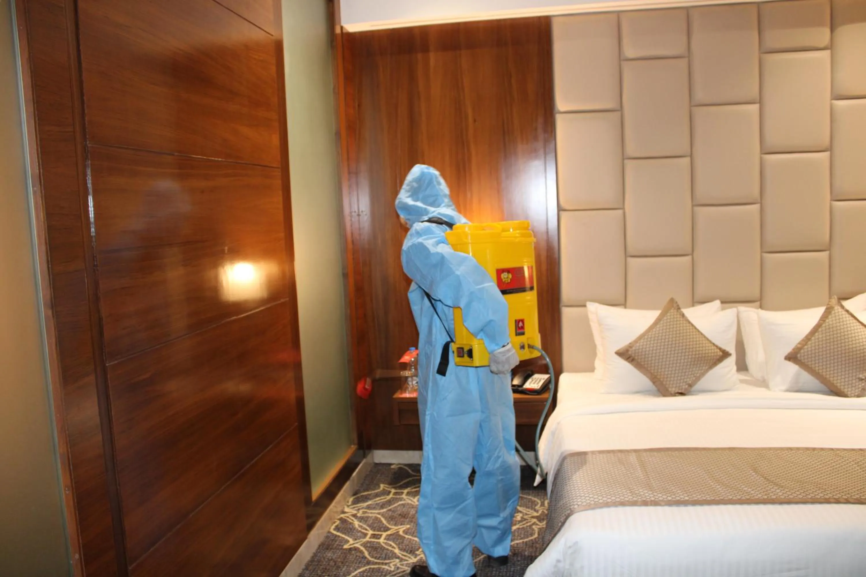 Bedroom, Bed in Ramada by Wyndham Gandhidham Shinay