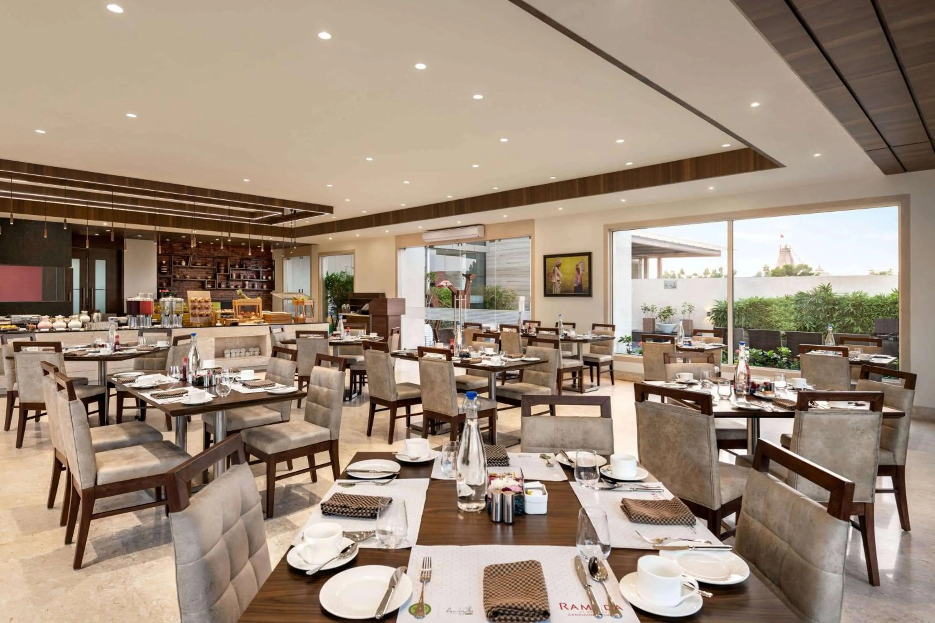 Restaurant/places to eat in Ramada by Wyndham Gandhidham Shinay